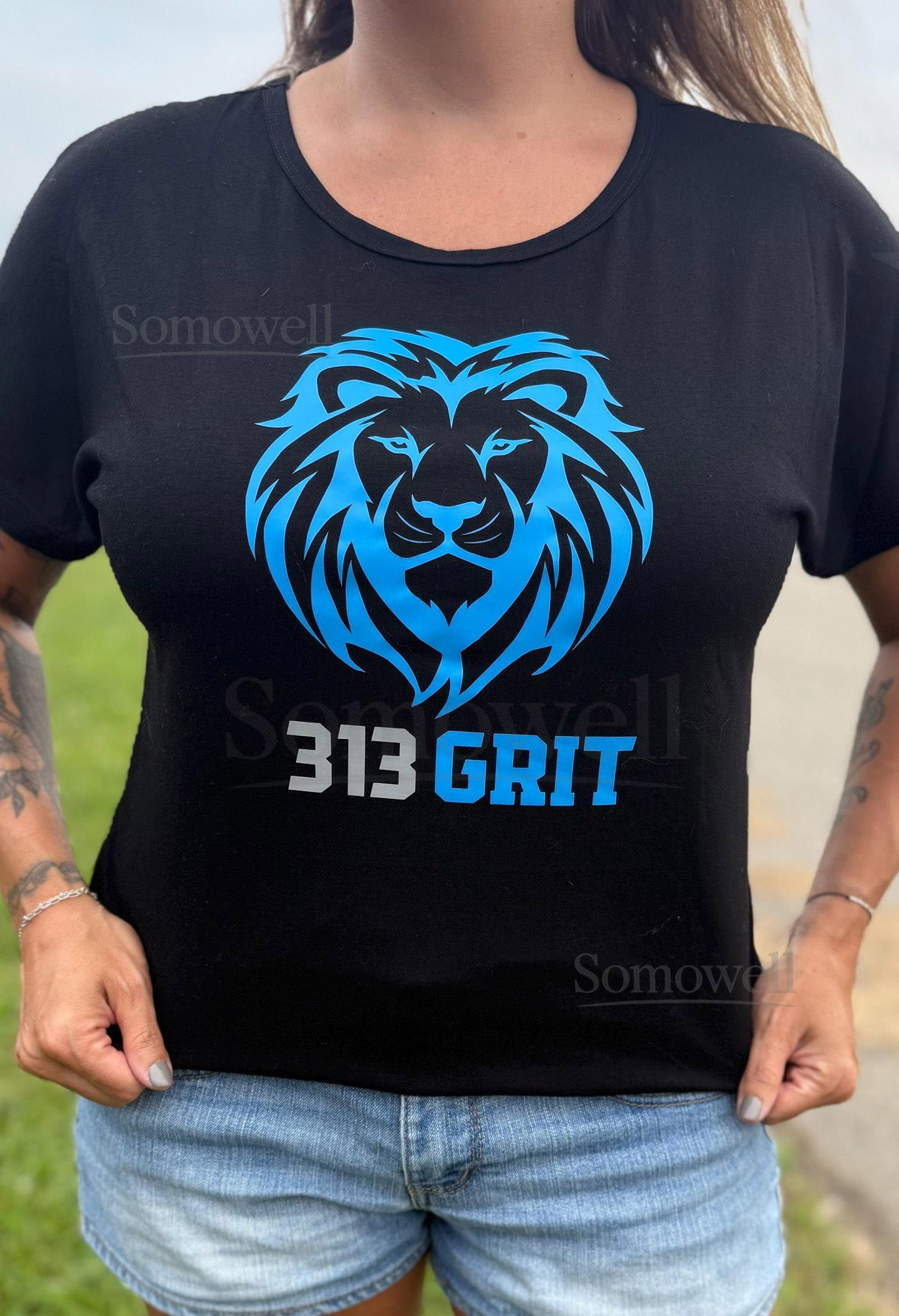 Detroit Lions 313 GRIT Apparel - Detroit Lions Football - Detroit Merchandise - Tailgate - Detroit Pride - NFL - Detroit Football Fan_193