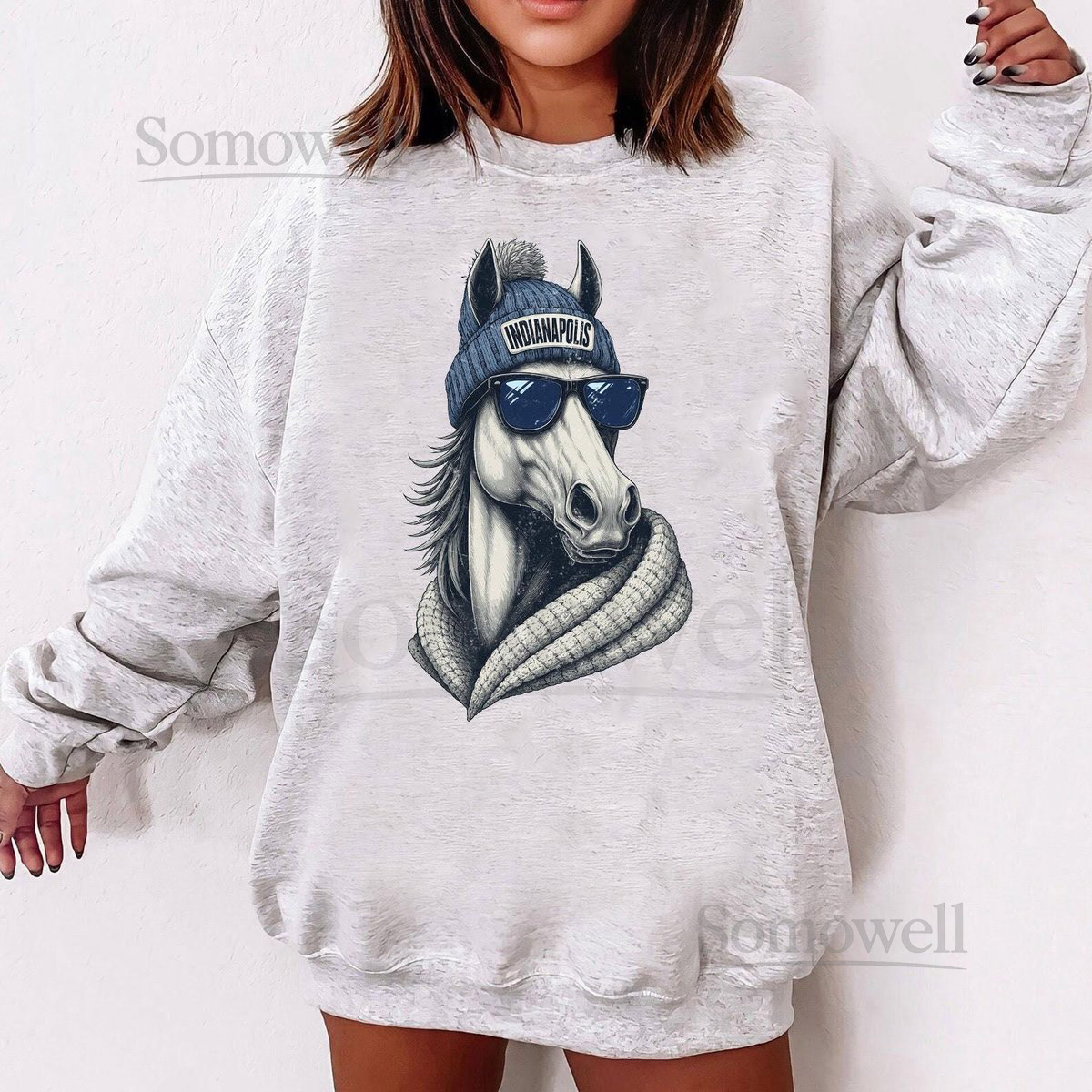 Indianapolis Football Vintage Style Sweatshirt Retro Indianapolis Football Fan Indianapolis ShirtSun Day Football Indianapolis Fo_535