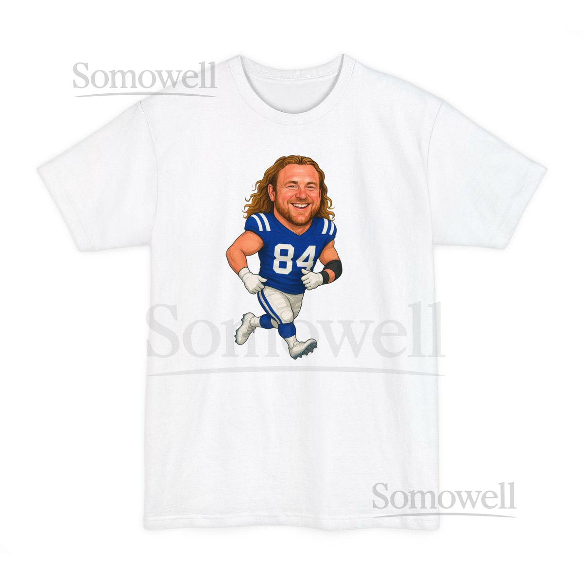 Indianapolis Colts Tyler Warren T-Shirt Unisex Tee Sports Gift Casual Wear Game Day Outfit Cartoon Character_482