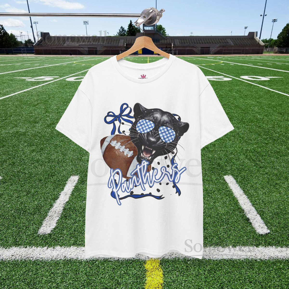 Panther Football T-Shirt Unisex Cotton Game Day Tee_810