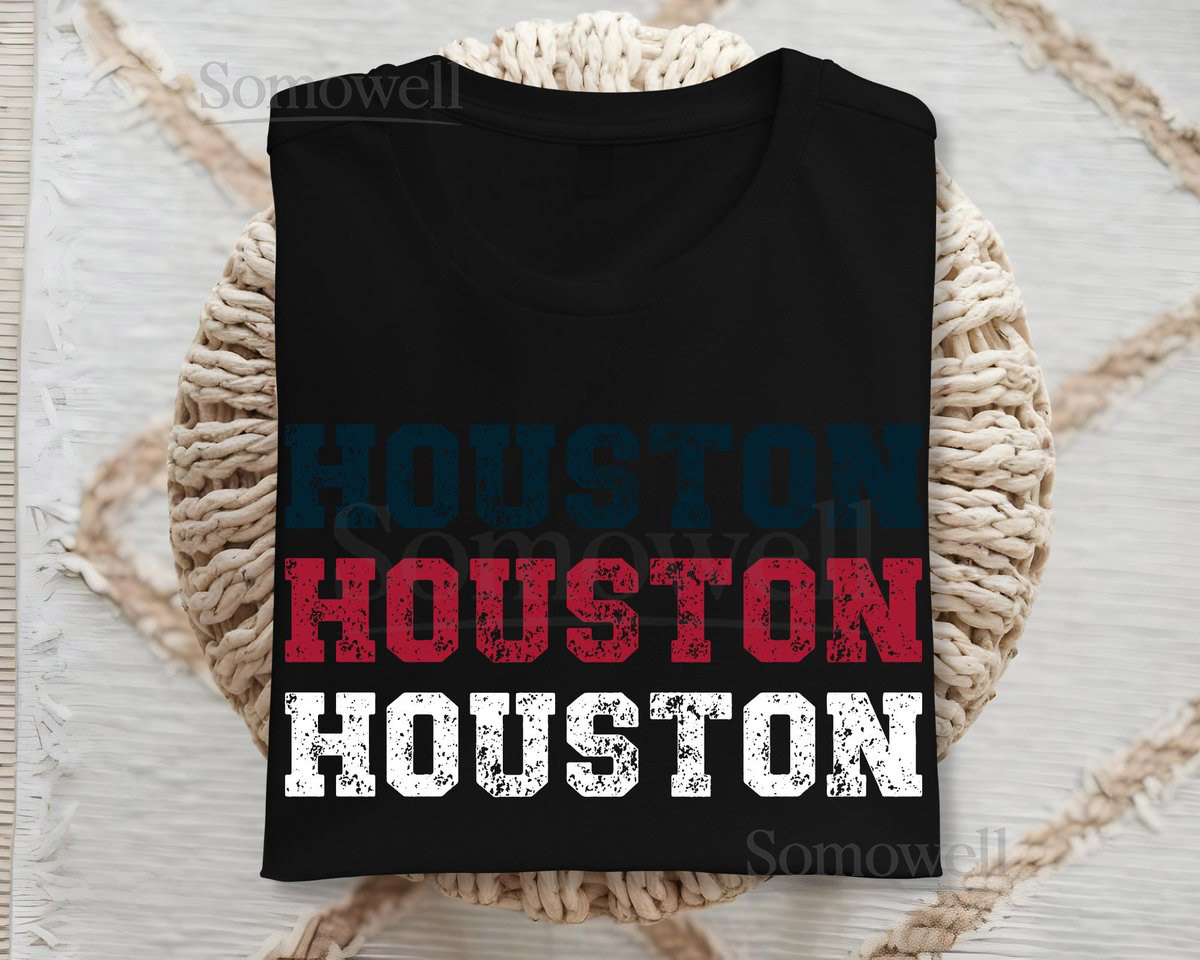 Distressed Houston Football Tee Vintage Texas Fan Shirt Retro Unisex Football Shirt Classic Houston Fan Apparel Football Gif_90