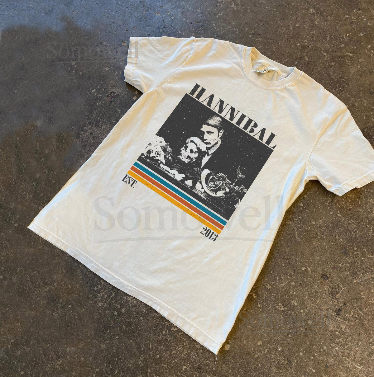 Hannibal TV Series Comfort Colors T-Shirt Vintage Retro Design_185