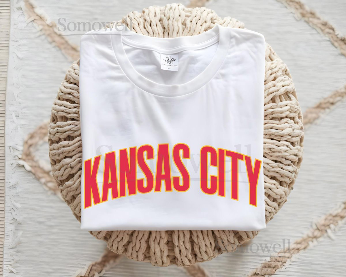 Vintage Kansas City Football Shirt Red Gold Game Day Tee Retro Unisex Football Shirt Classic Kansas City Fan Apparel Football Gift_799