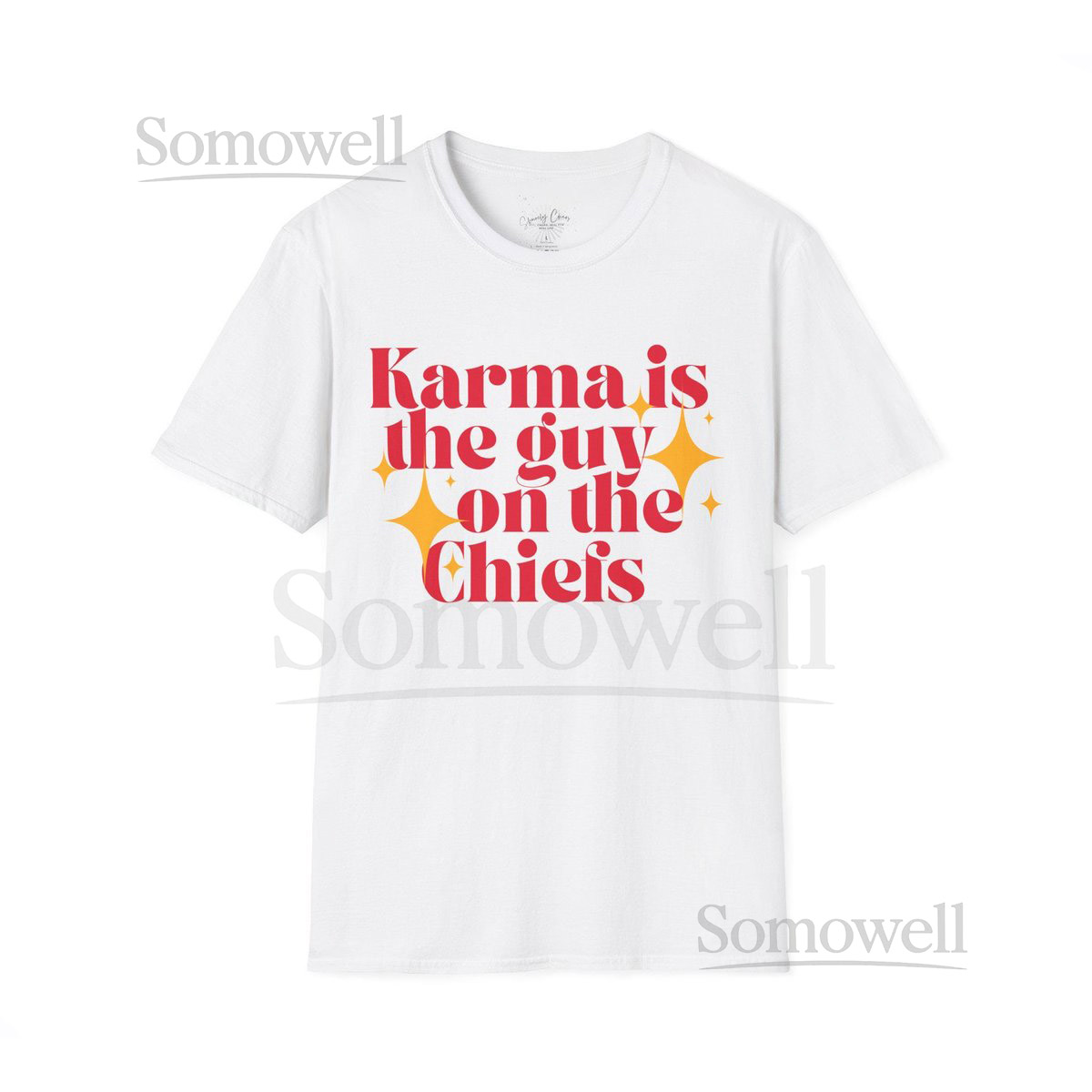 Karma is The Guy on The Chiefs T-Shirt Funny Game Day Tee_394