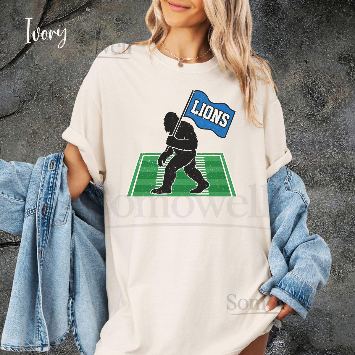 Detroit Lions Bigfoot Shirt Football Fan Tee for Men Women Funny Sasquatch Lions Game Day TShirt Michigan Sports Gift for Lions Fans_201