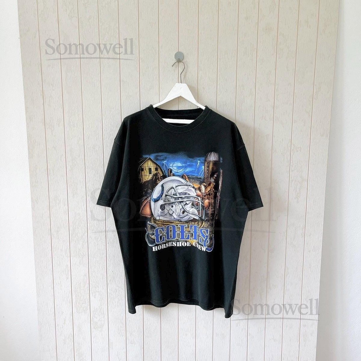 Vintage 00s Indianapolis Colts T-Shirt - NFL Bl_924