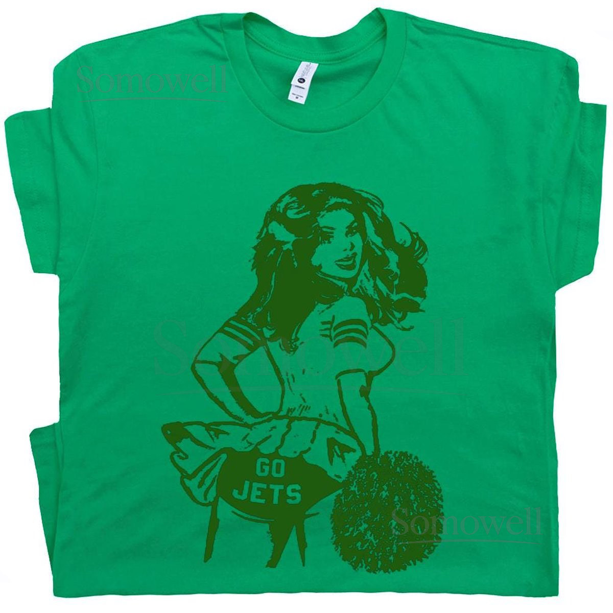 Go Jets Shirt Vintage Jets Football Shirt for Women Men Ladies Guys Retro Jets Cheerleader T Shirt Cool Cute Funny Graphic Tee Jets Logo_187