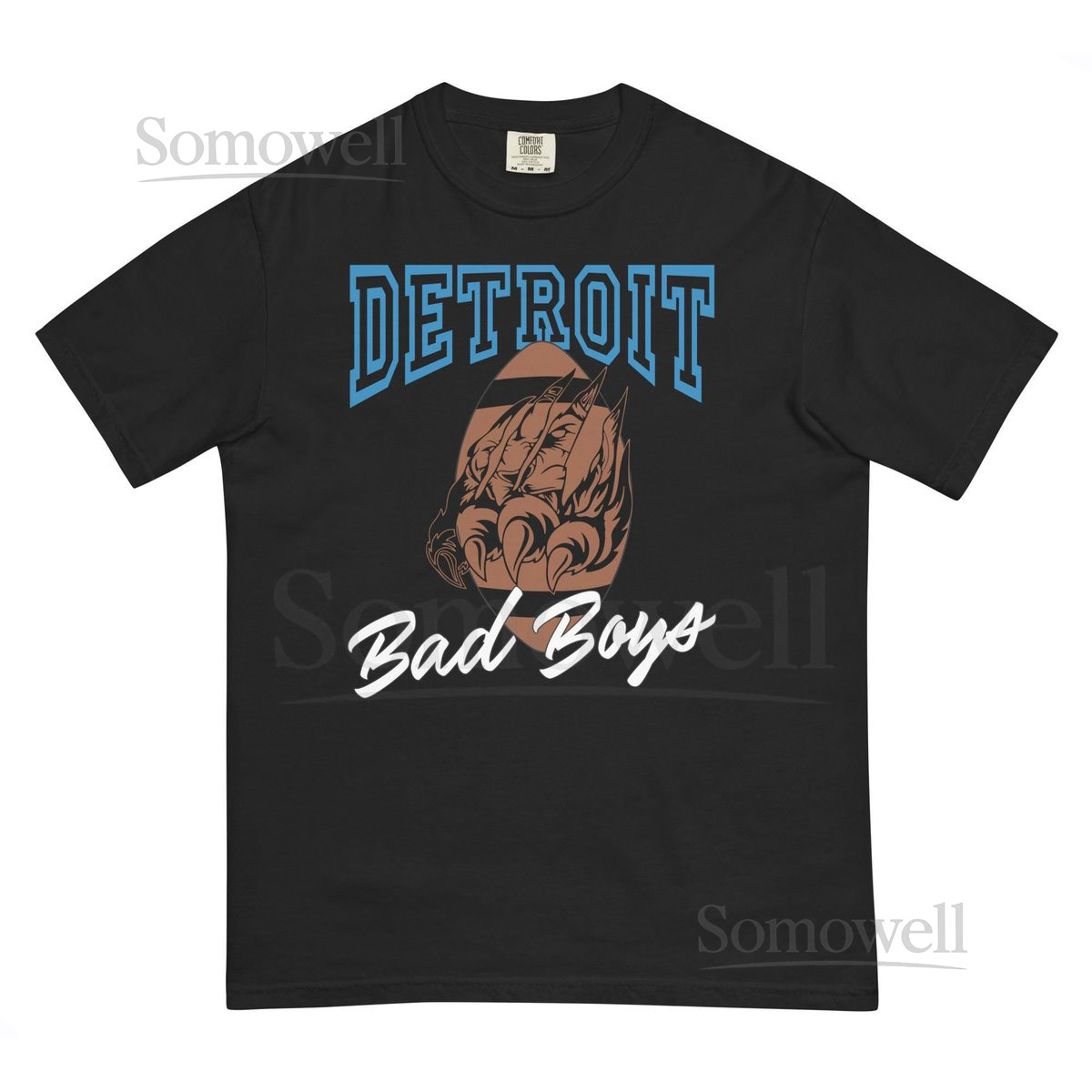 Detroit Lions x Bad Boys T-Shirt Grit Grind Football Mashup Tee_322