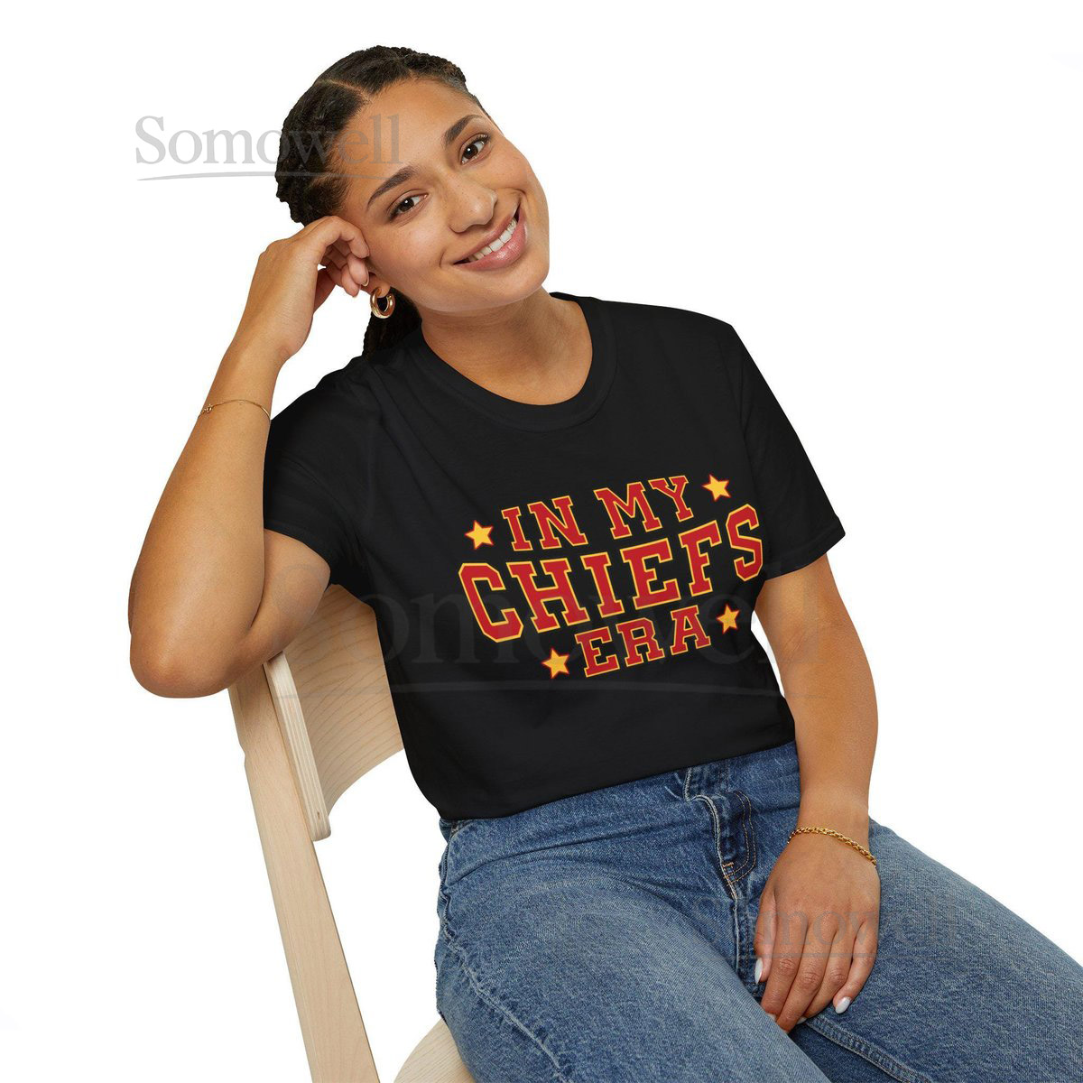 In My Kansas City Chiefs Era NFL Texas Football Unisex Softstyle T-Shirt Casual Tee Sports Apparel Game Day Shirt for Fans Travis Kelce_220
