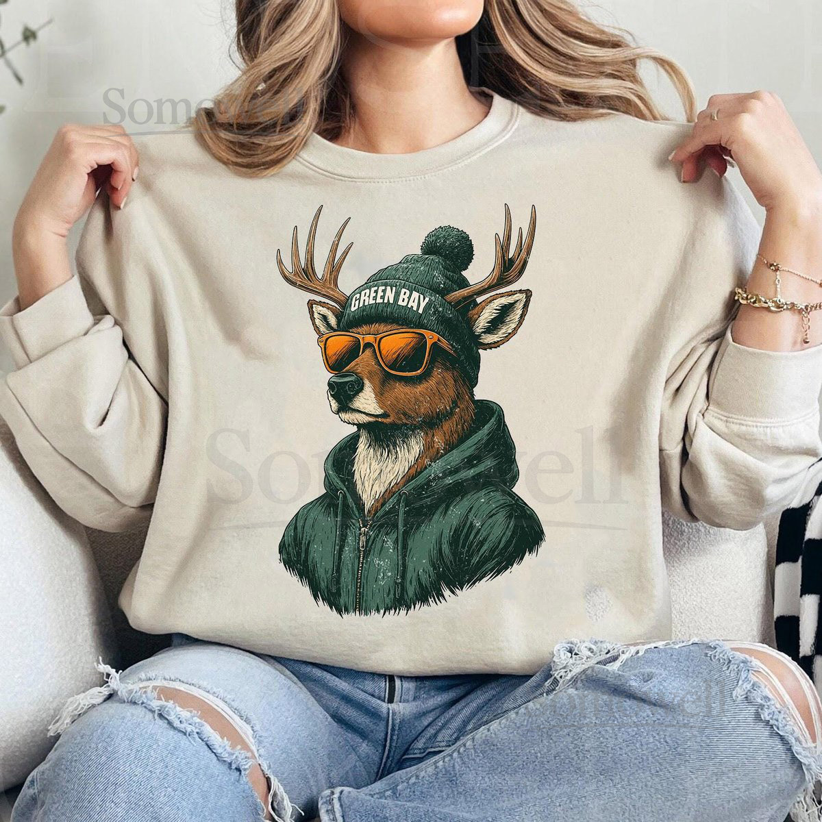 Green Bay Shirt Retro Style 90s Unisex Crewneck Graphic Tee Gift For Football Fan Sport Green Bay Football Vintage Style Sweatshirt_496