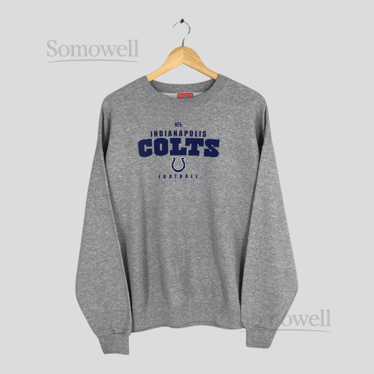 Vintage Indianapolis Colts NFL Sweatshirt 2XLarge Indianapolis Colts Printed Pullover Indianapolis Colts American Football Sweater Si_980