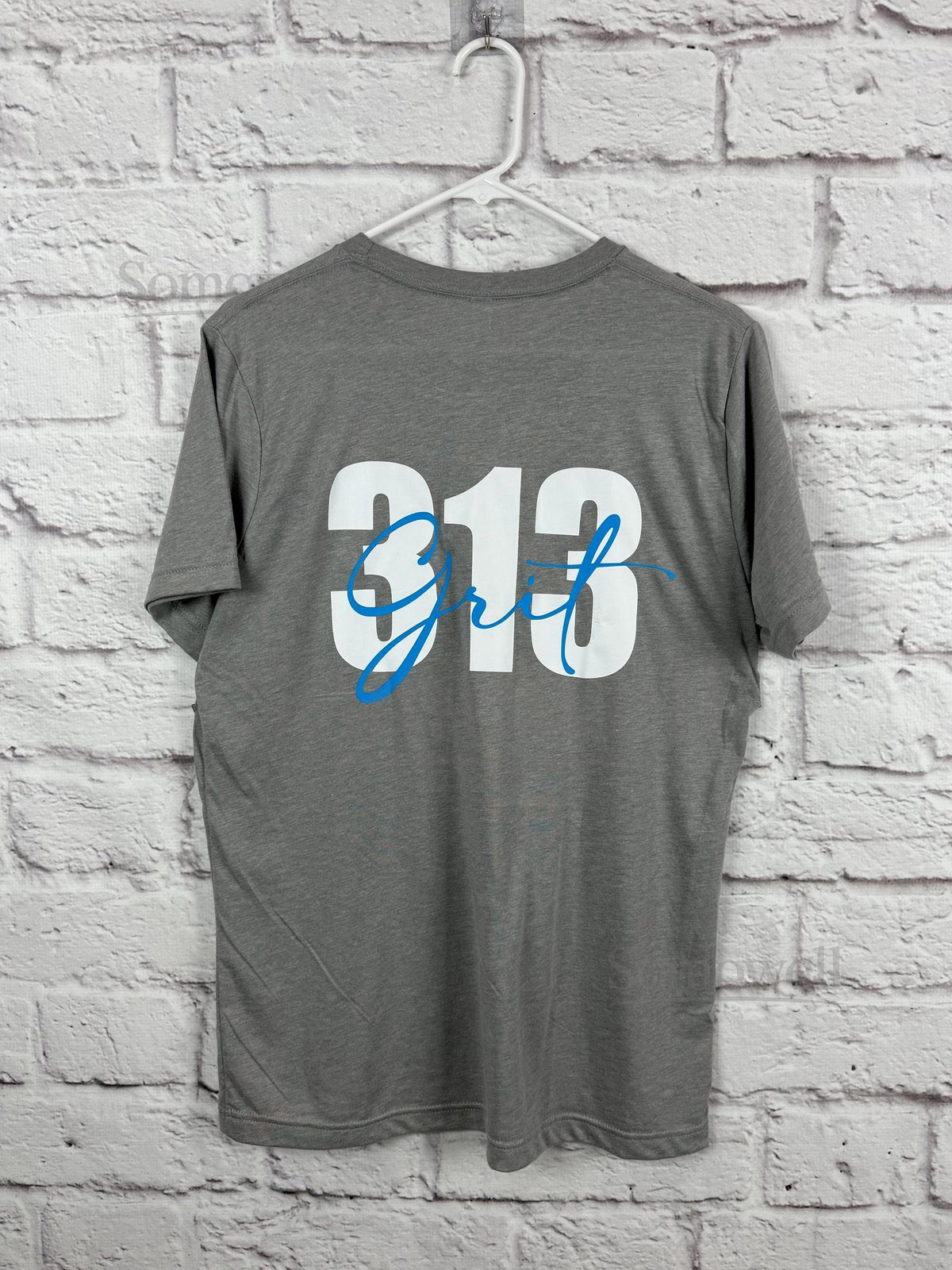 Detroit 313 Grit Shirt - Detroit Lions Football - Detroit Merchandise - Tailgate - Detroit Pride - NFL - Detroit Football Fan_92