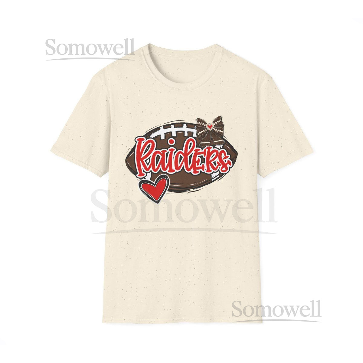 Raiders Football T-Shirt - Softstyle Graphic Tee for Fans Casual Wear Gift for Sports Lovers Game Day Essential_684