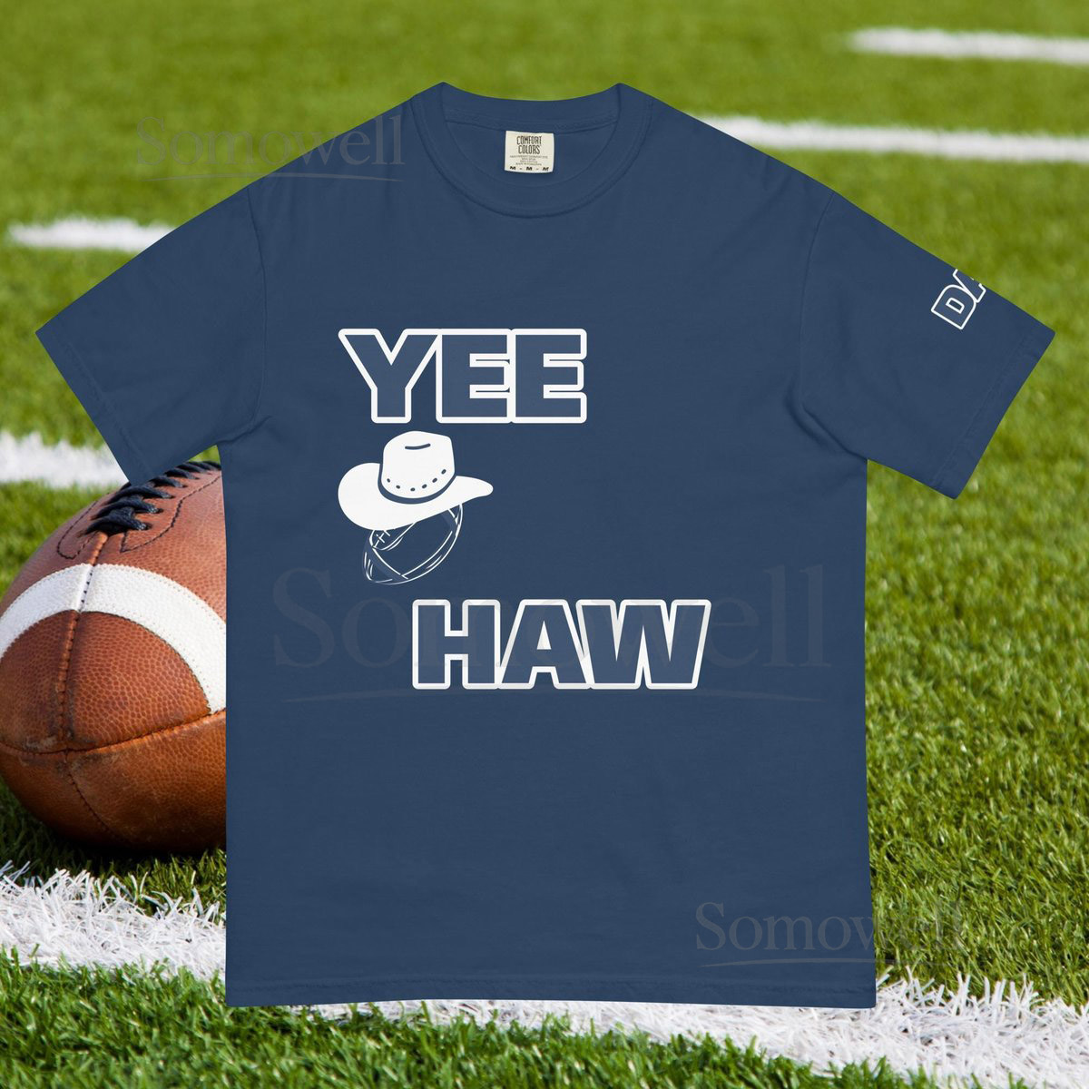 Dallas Football T-Shirt DC Yee Haw Unisex heavyweight t-shirt_248