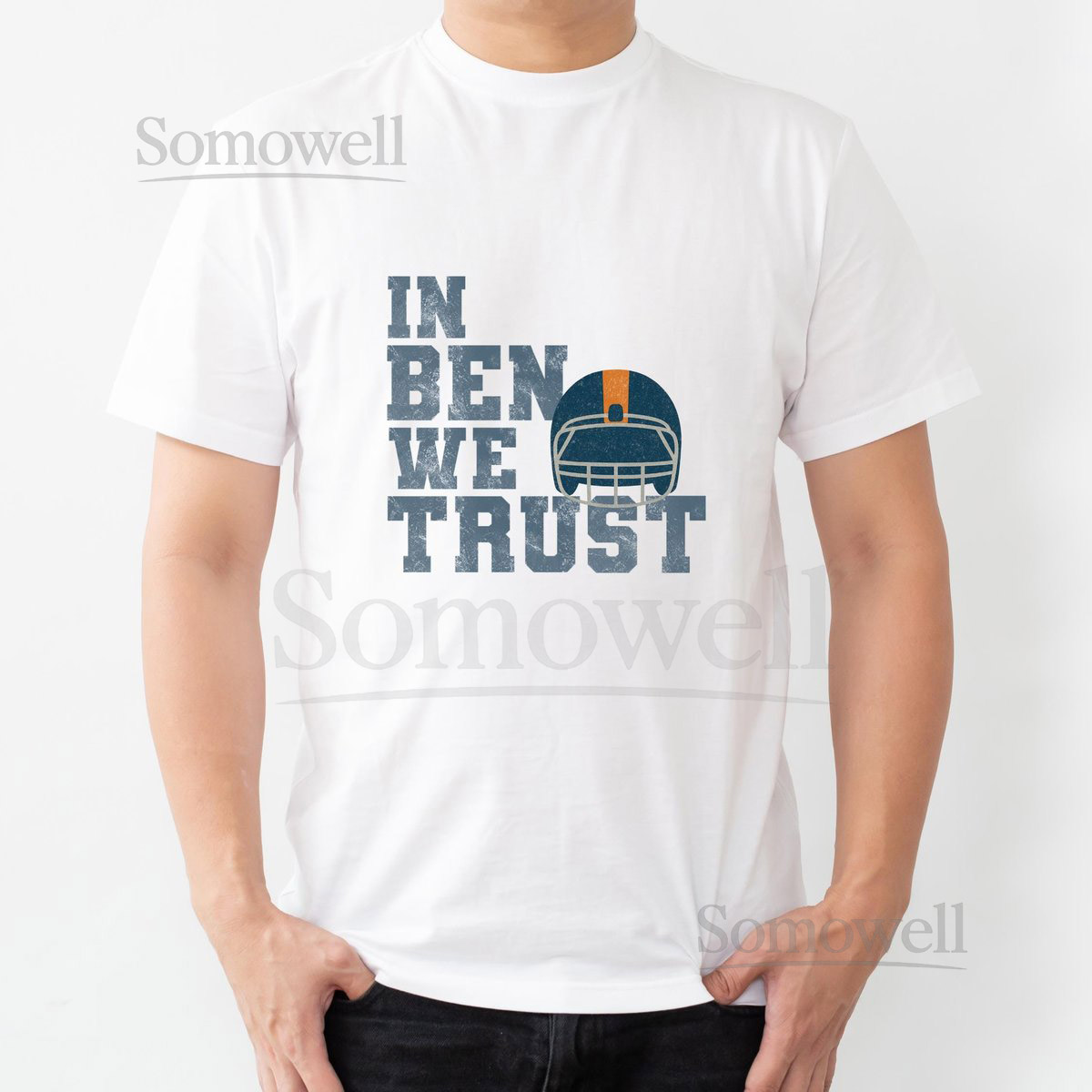 In Ben We Trust T-Shirt Chicago Football Fan Tee Ben Johnson Bears Coach Shirt Game Day Apparel Gift for Bears Fans_676