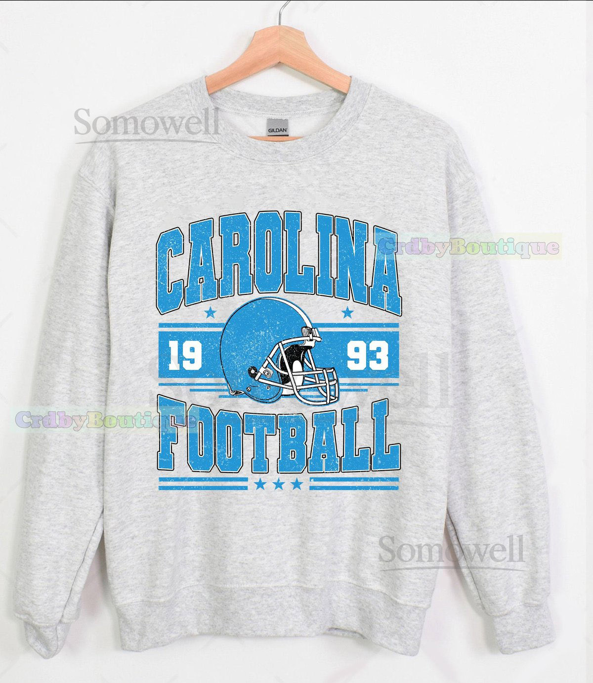Carolina Football Sweatshirt Vintage Carolina Football Crewneck Carolina Football Shirt Game Day Carolina Fan Gifts_366