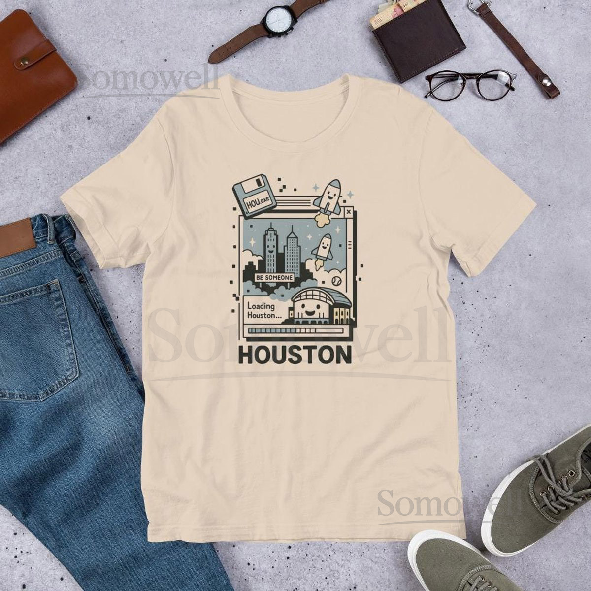 Houston - Retro Style T_207