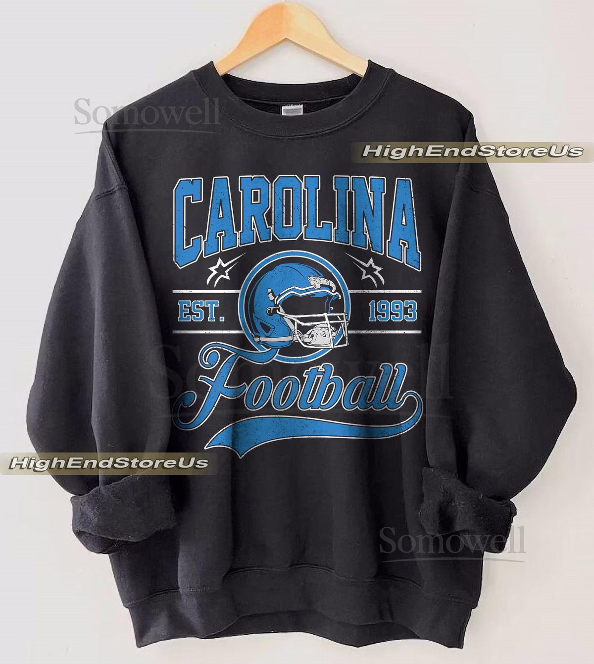 Vintage Carolina Football sweatshirt Football shirtCarolina football tshirt Game day FootballAmerican football tee Game Day apparel_1028