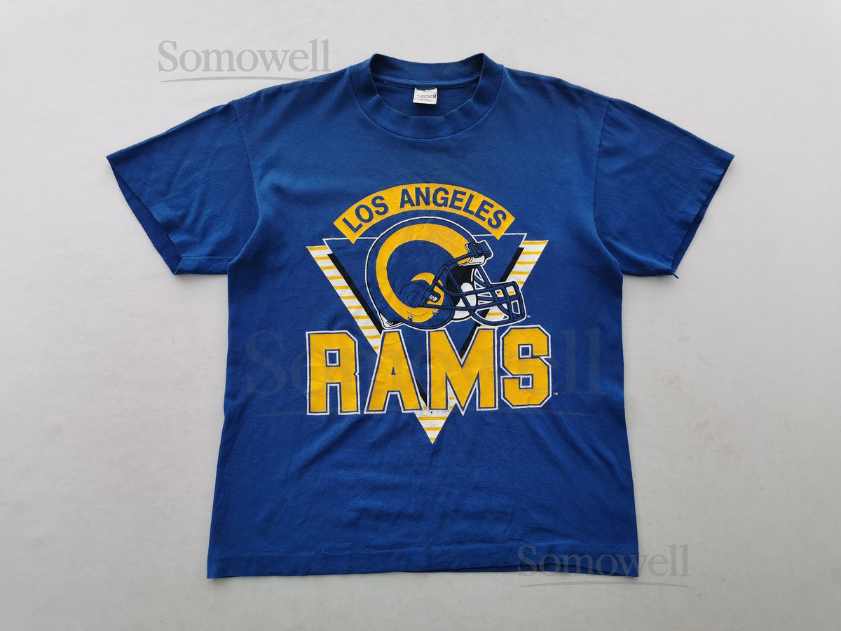 Los Angeles Rams Shirt Los Angeles Rams NFL T Shirt Made In USA Size M_590