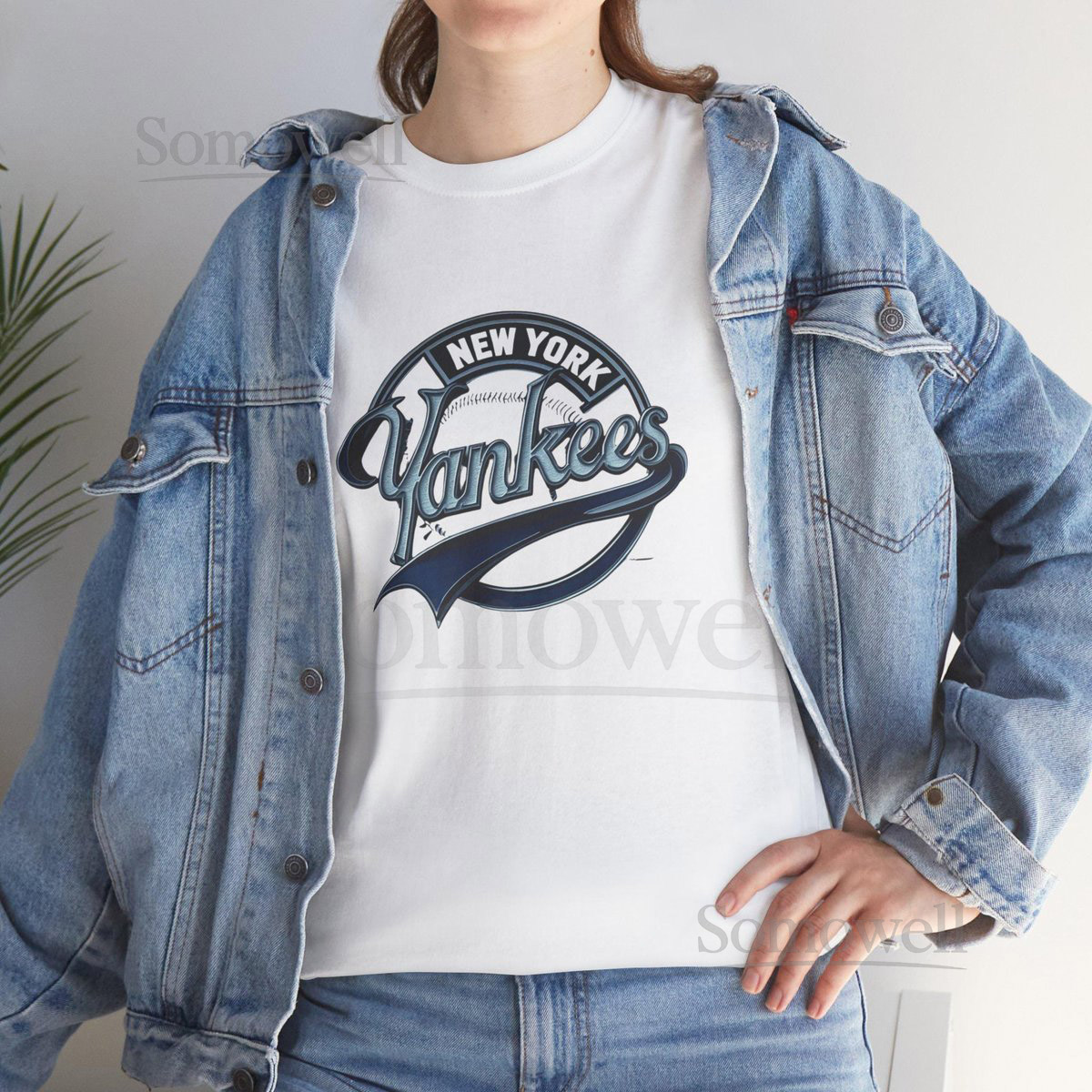 New York Yankees Unisex Heavy Cotton Tee Sports Fan Tee Gift for Baseball Lovers Casual Wear Team Spirit Shirt_33
