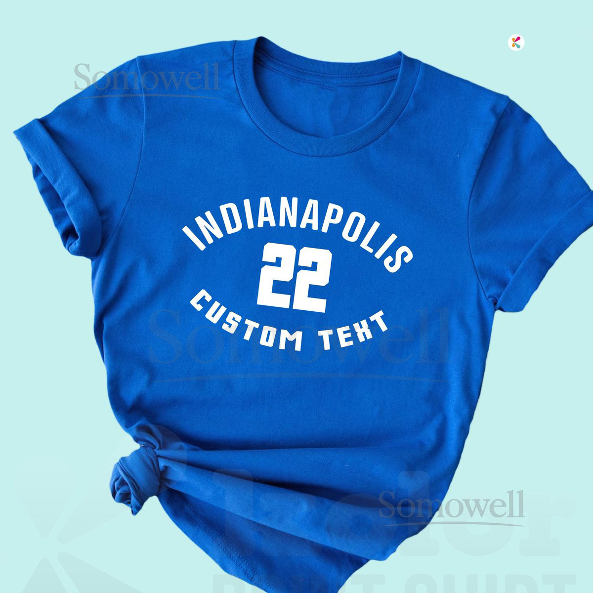Personalized Indianapolis Football Shirt Custom Text Tee Colts Fan A_780