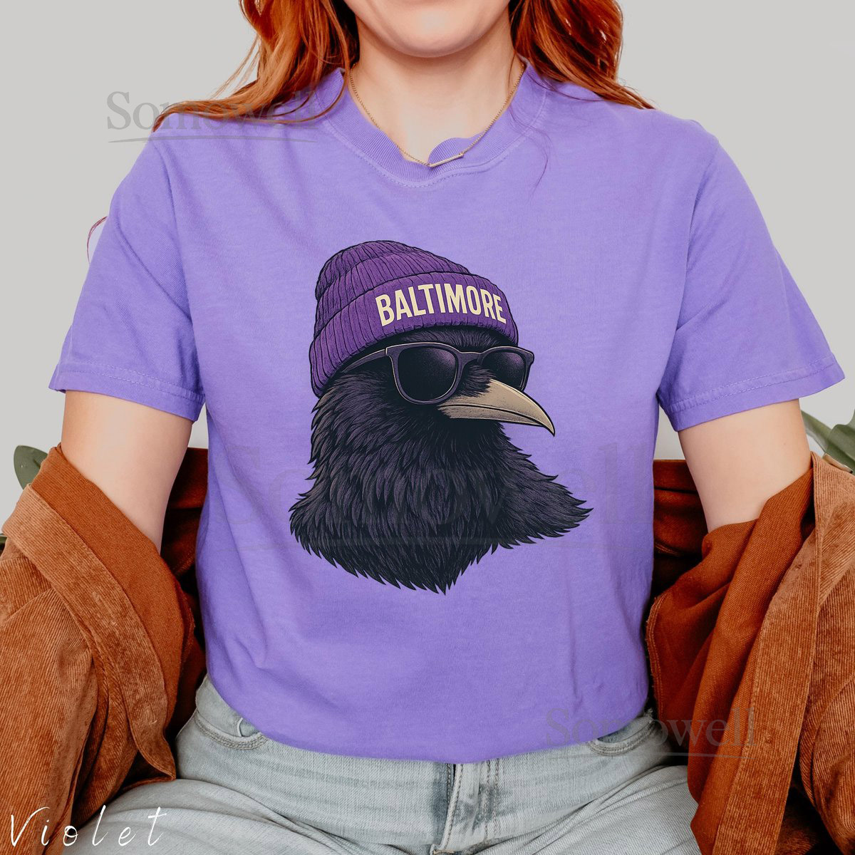 Comfort Colors Baltimore Football Shirt Baltimore Football Fan Shirt Retro Game Day T-Shirt Retro Sports Fan Shirt Baltimore Maryland Tee_256