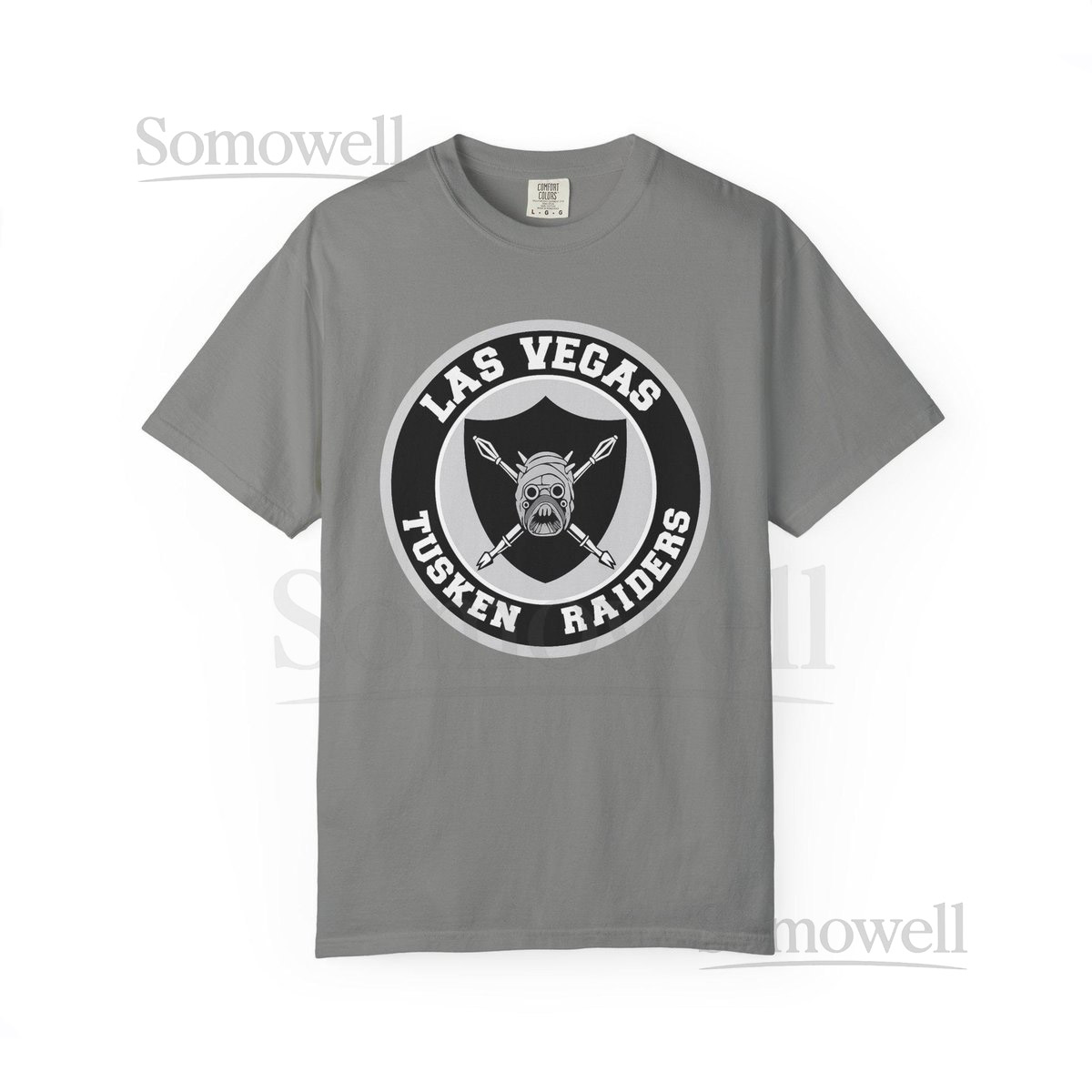 LV TUSKEN RAIDERS - Raiders Pro Football Las Vegas Oakland Star Wars T-Shirt - Disney Parks Disney World Disneyland Trip Cotton Graphic Tee_604