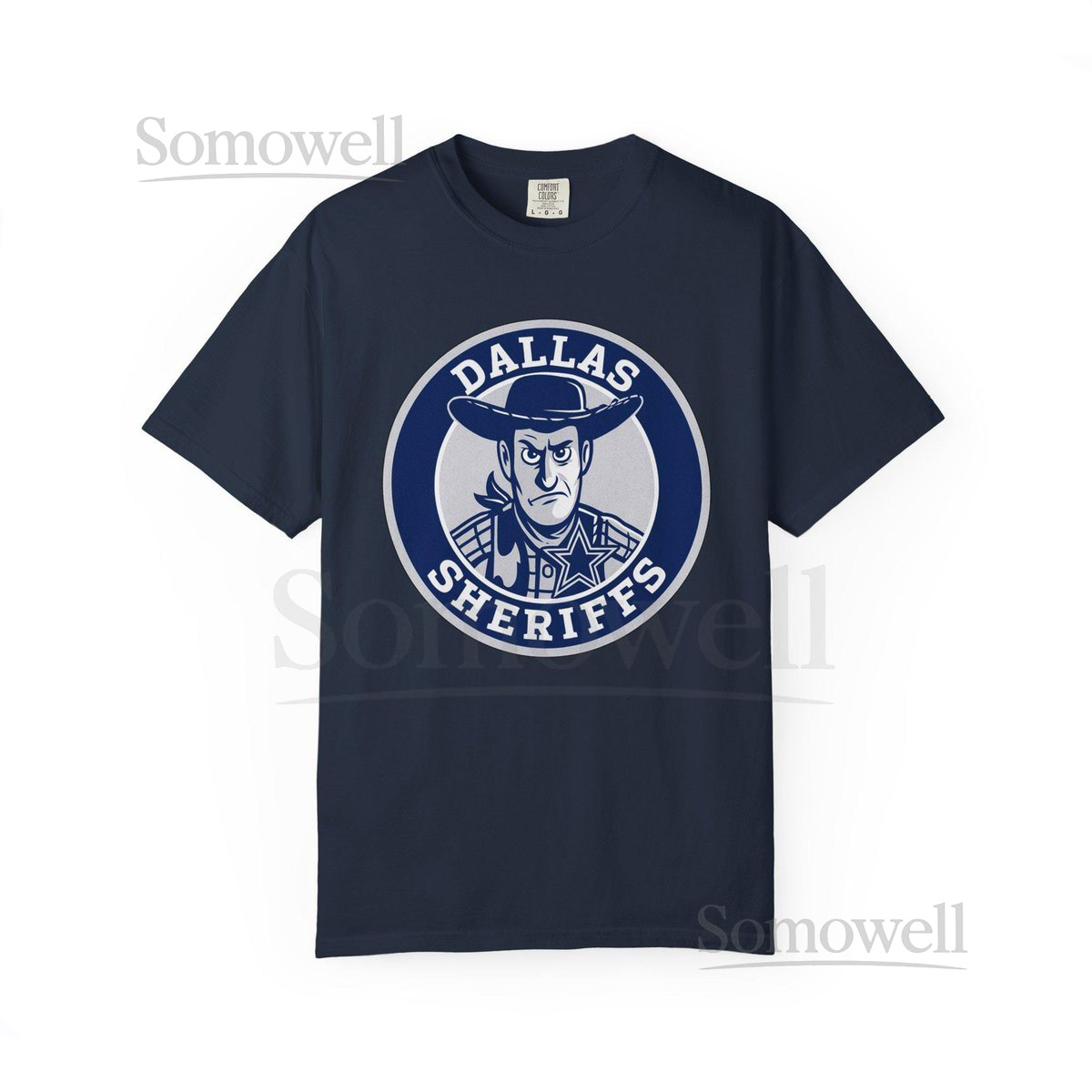 DALLAS SHERIFFS - Cowboys Pro Football Toy Story Woody T-Shirt - Disney Parks Disney World Disneyland Trip Cotton Graphic Tee_273