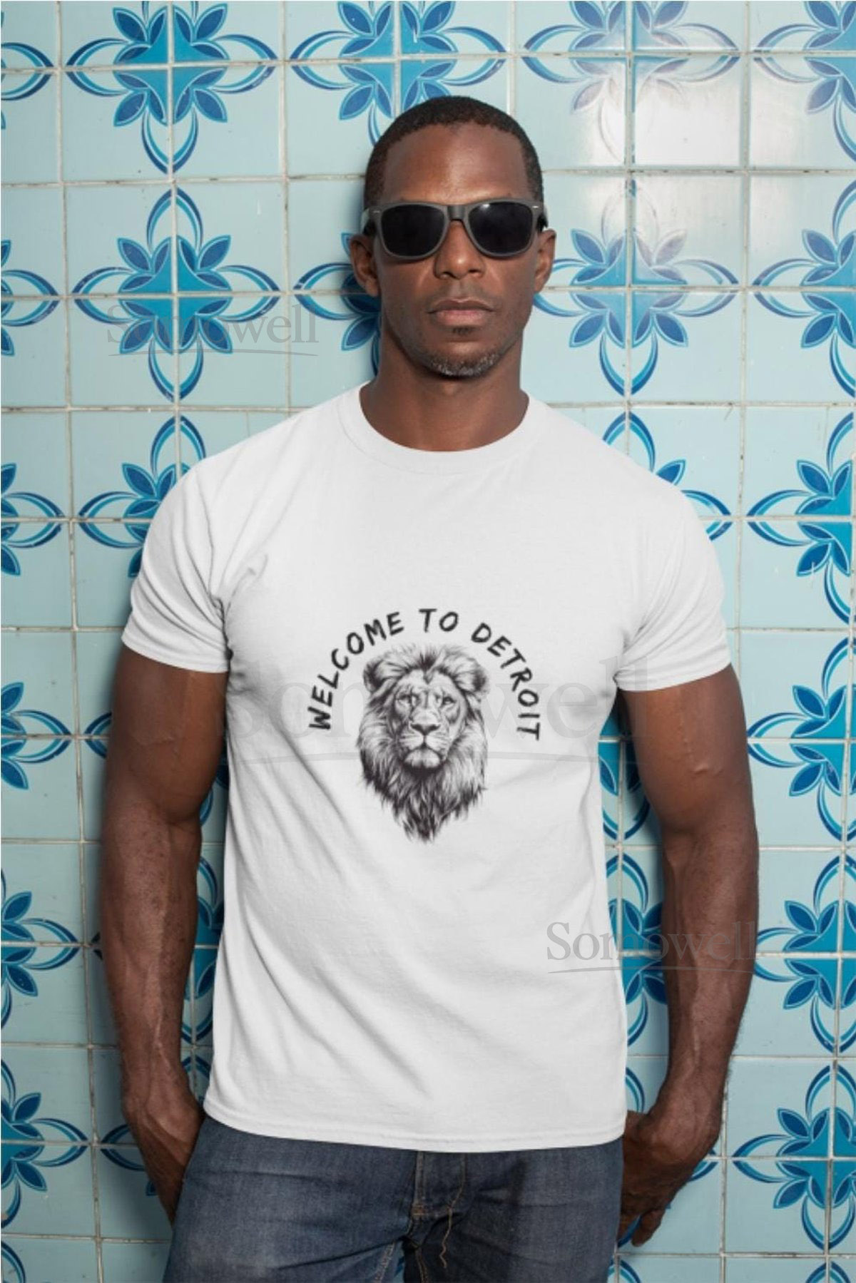 NFL T-Shirt Detroit Lions Graphic Tee Sports Fan Casual Shirt Unisex Cotton Game Day Apparel Detroit City Pride T-Shirt_610