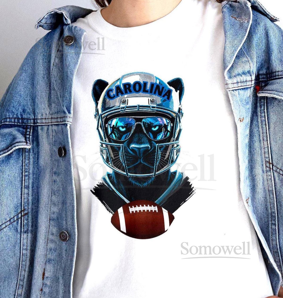 Carolina Football Shirt Unisex Heavy Cotton Tee Funny Panthers Football Fan Shirt Sports Tee Tailgating Game Day Apparel North Carolina_352