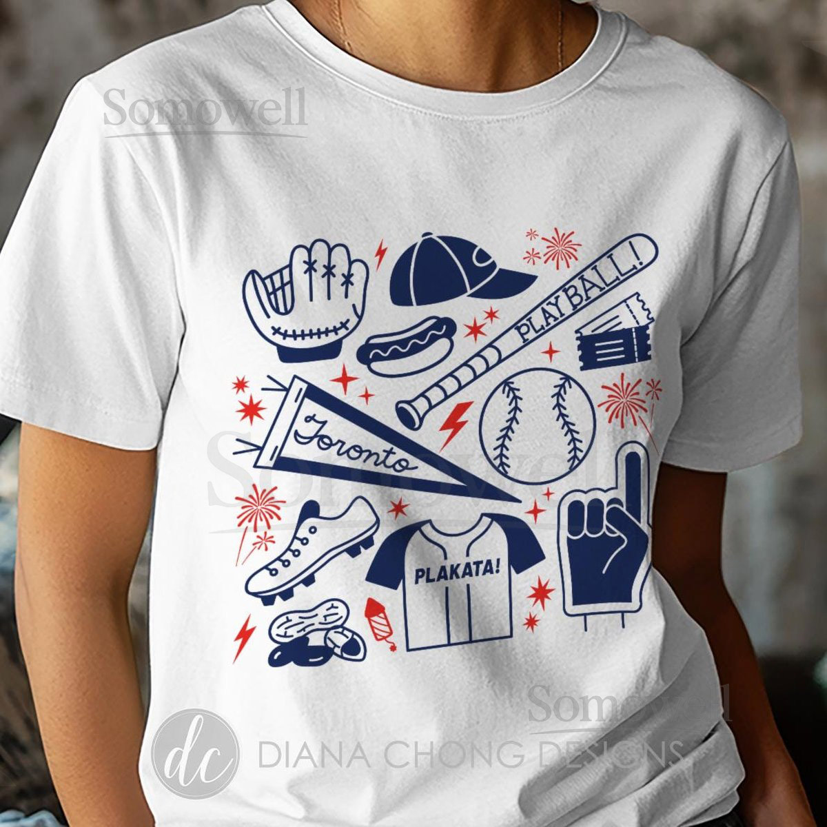Toronto Baseball T-Shirt Unisex Graphic Tees for Game Day_847