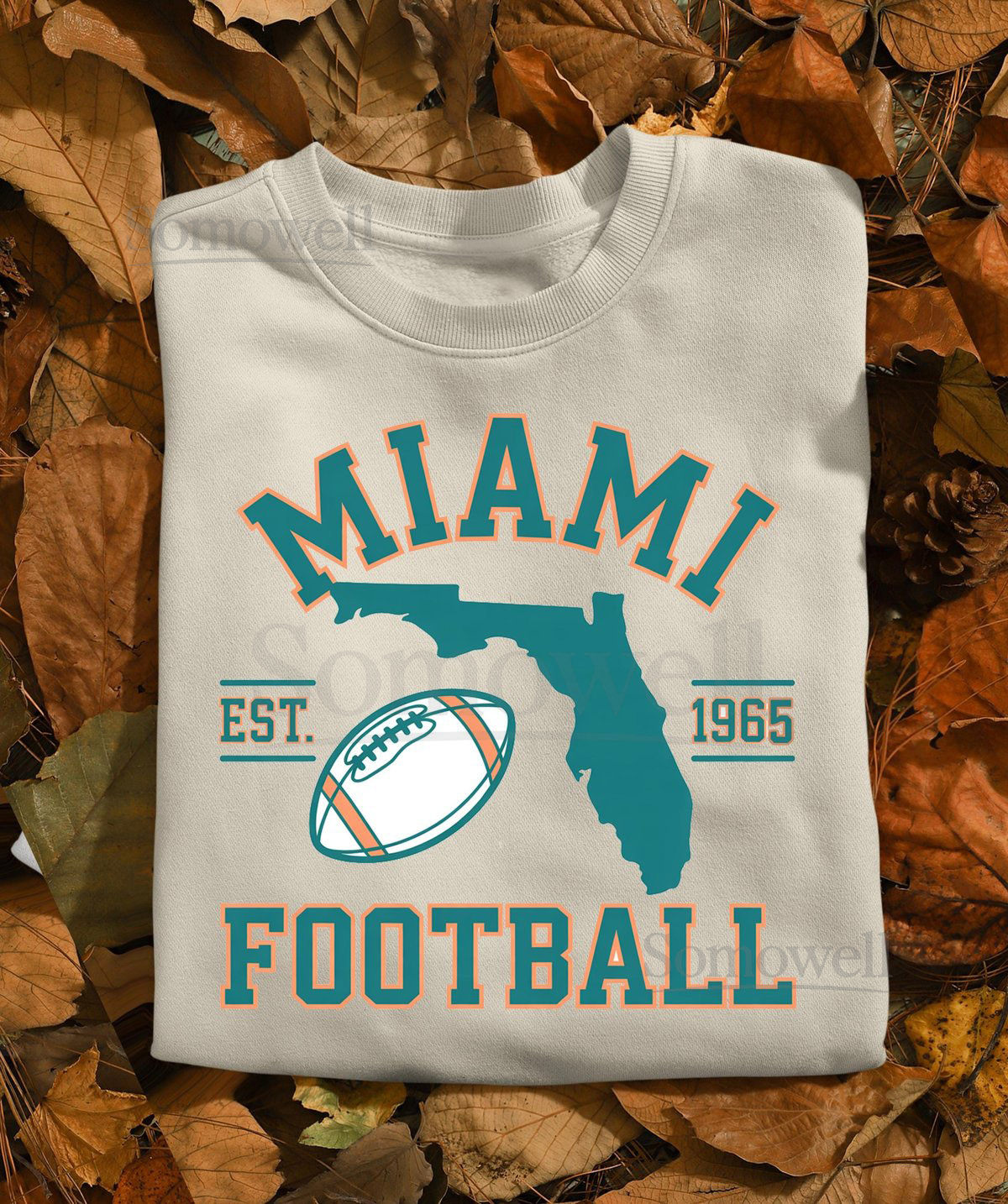 Miami Dolphins Football Sweatshirt T-Shirt and Hoodie Vintage Miami Football Fan Gear Retro Dolphins Shirt Miami Game Day Outfit_416