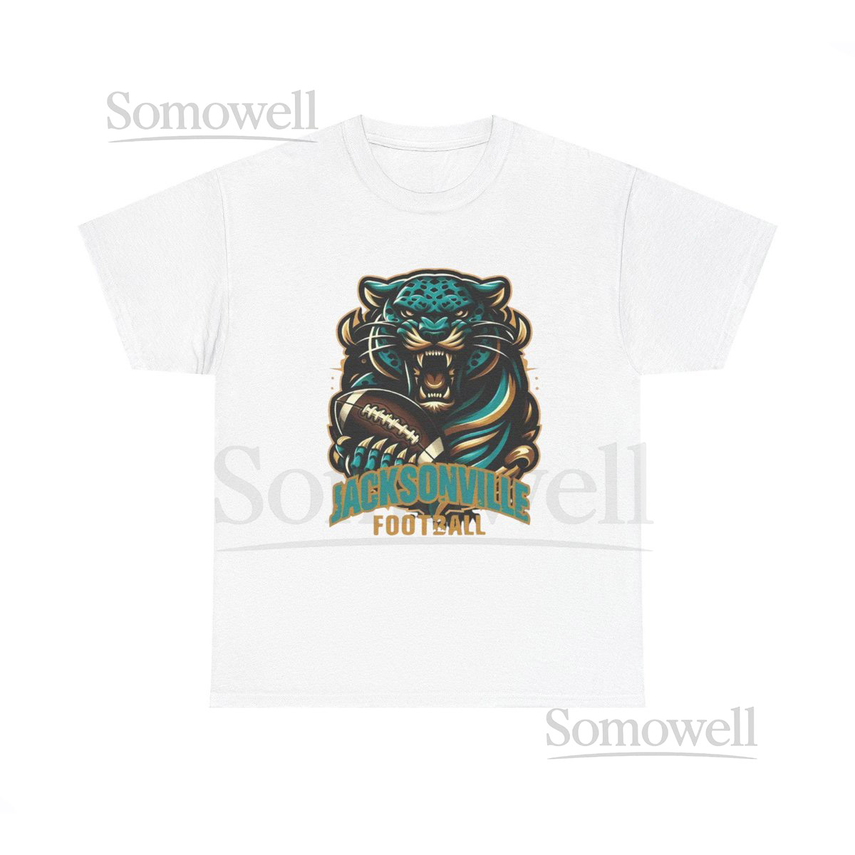 Jaguar Football Graphic Tee Unisex Heavy Cotton Sports _701