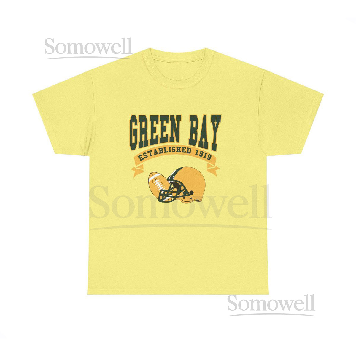 Green Bay Football Team Unisex Heavy Cotton Tee Packers Fan Gift Football Lover Shirt Game Day Apparel Sports Fan Tee NFL Team Shirt_421