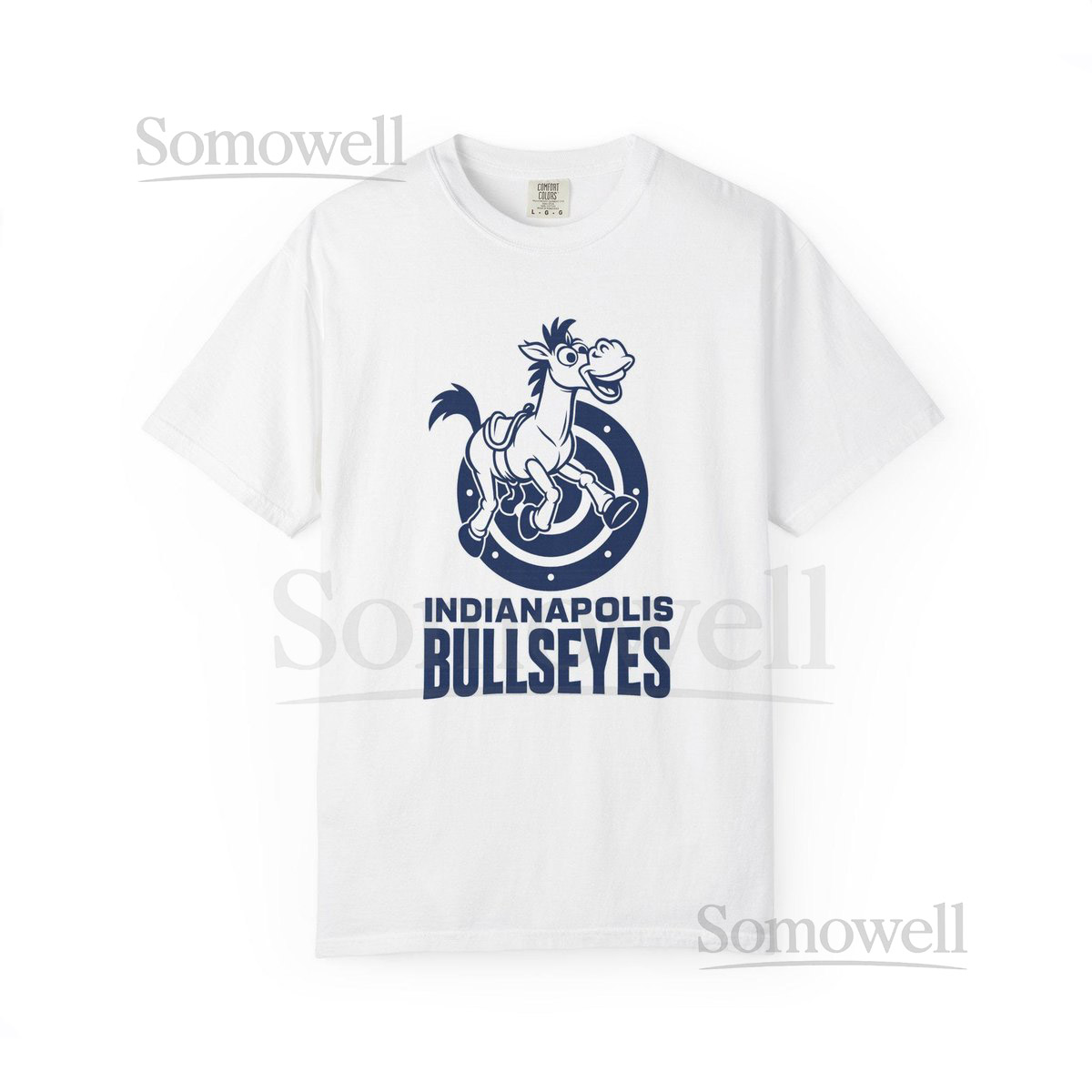 INDIANAPOLIS BULLSEYES - Colts Pro Football Toy Story Bullseye Woody T-Shirt - Disney Parks Disney World Disneyland Trip Cotton Graph_448