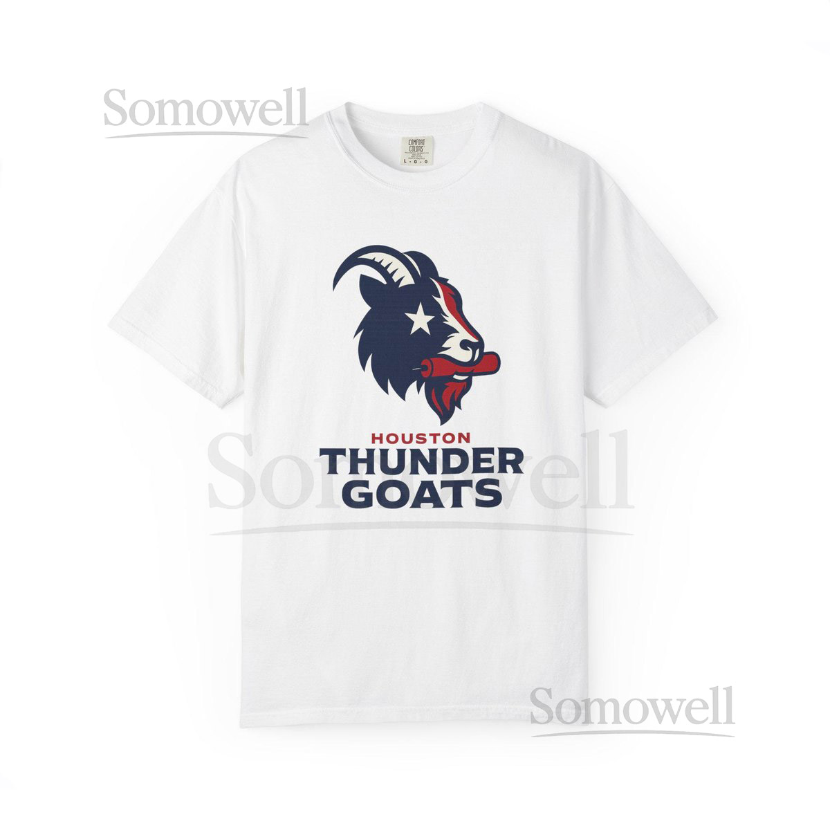 HOUSTON THUNDER GOATS - Texans Pro Football Big Thunder Mountain Rail T-Shirt - Disney Parks Disney World Disneyland Trip Cotton Graph_379