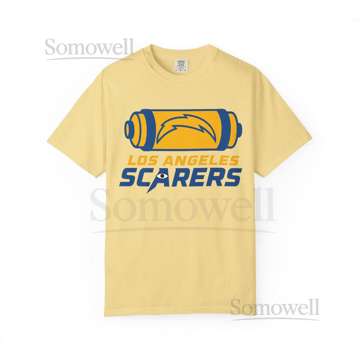 LOS ANGELES SCARERS - Chargers Pro Football Monsters Inc. Sully T-Shirt - Disney Parks Disney World Disneyland Trip Cotton Graphic Tee_594