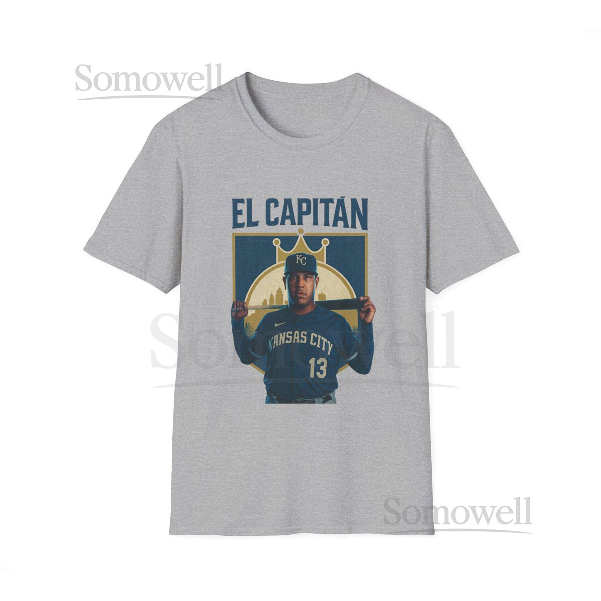 Vintage Salvador Perez Baseball T-Shirt Unisex Funny Sports Tee Casual Graphic Shirt Gift for Sports Fans Softstyle Apparel_936