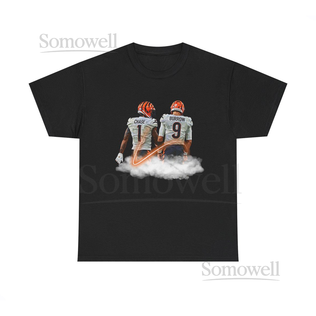 Ja'Marr Chase Joe Burrow T-Shirt - Cincinnati Bengals Fan Apparel_683