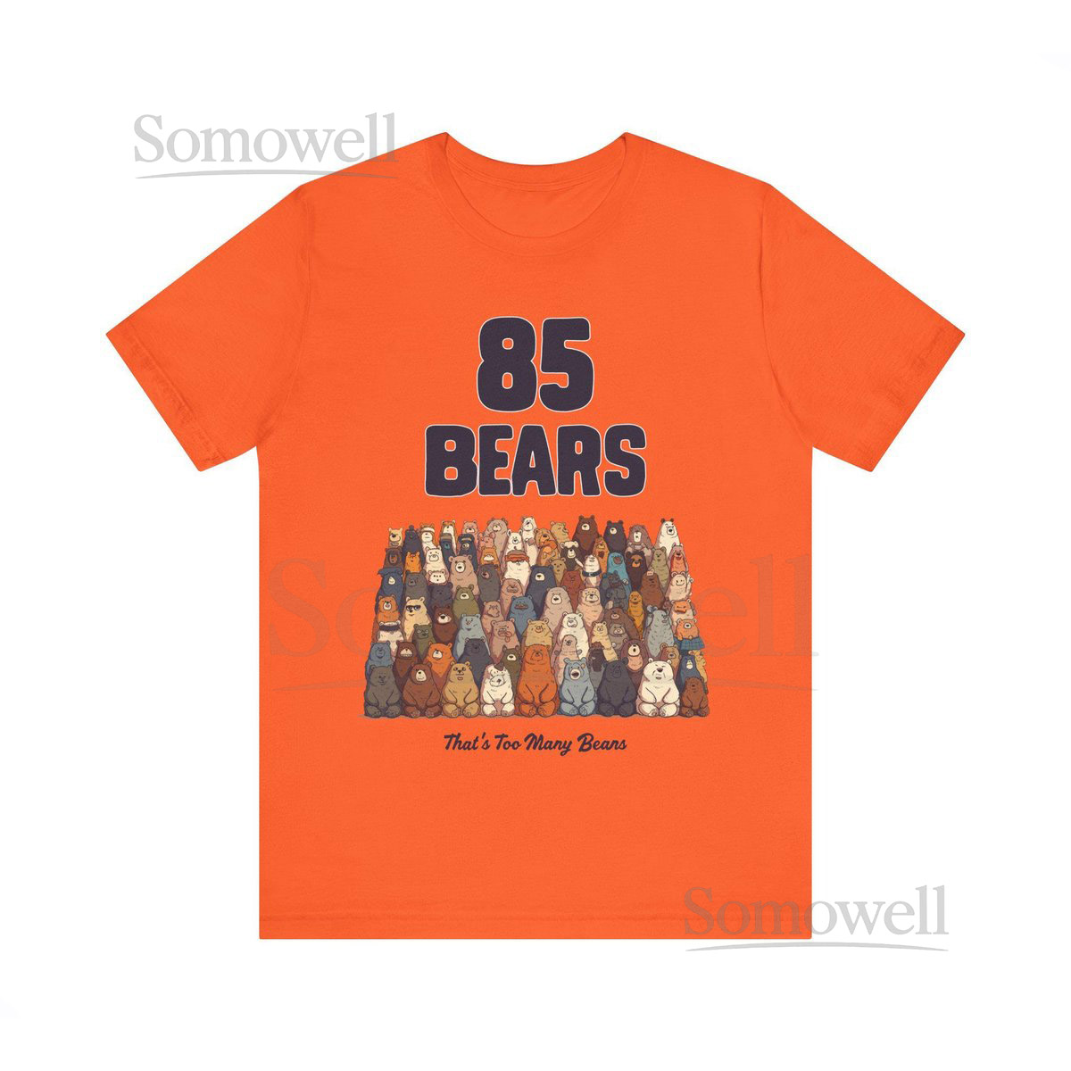 85 Bears Graphic Tee Chicago Football Vintage Fan Shirt_8