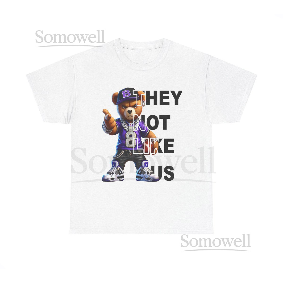 Baltimore Ravens T-Shirt quotThey Not Like Usquot - Game Day Apparel_162