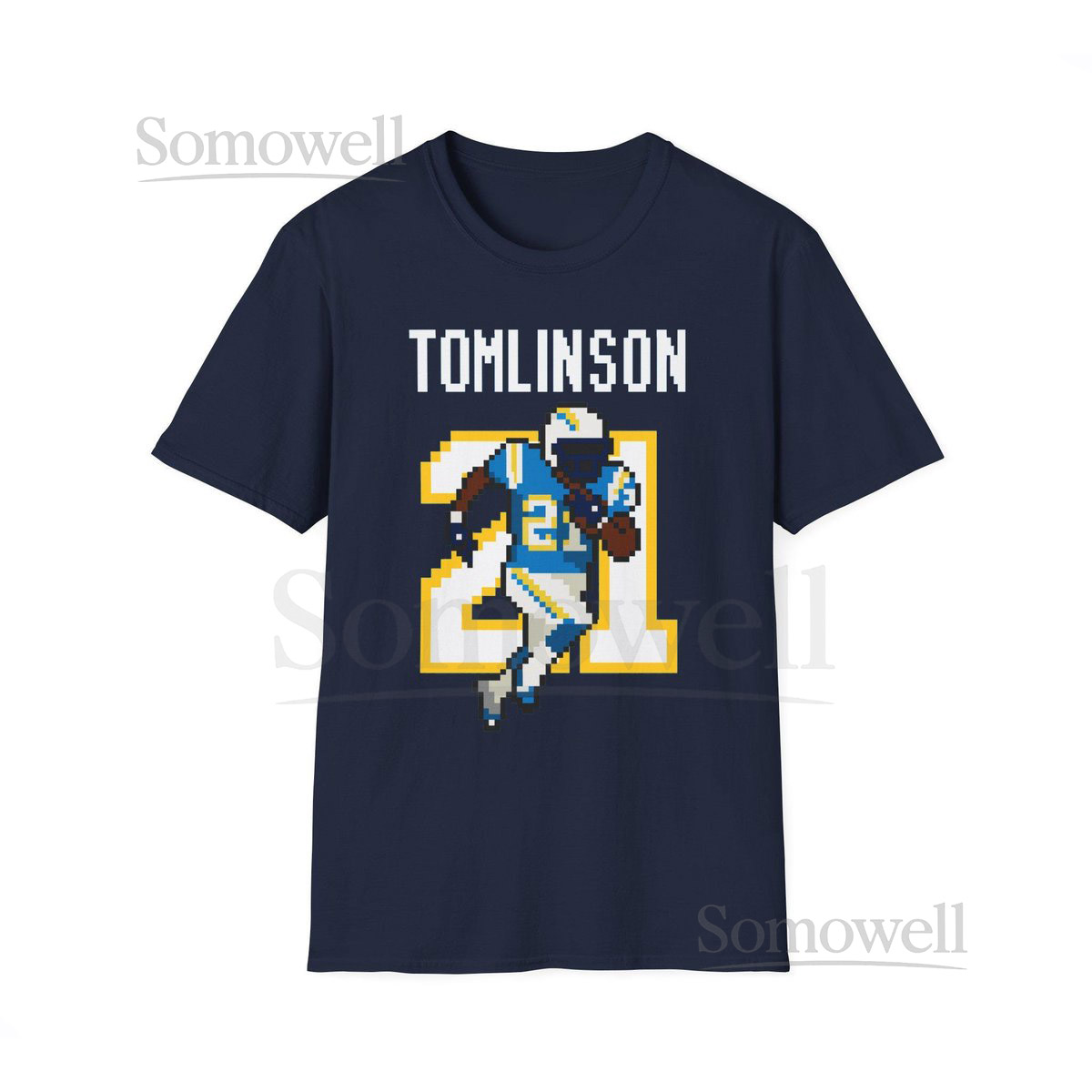 LaDainian Tomlinson Pixel Art Shirt Retro Football Tee 8 Bit Football Fan Gift_442
