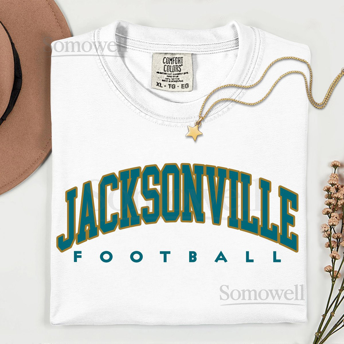 Jacksonville Football Comfort Colors T-ShirtSweatshirt City Pride Sports Fan Gift Game Day Apparel Florida Jaguars Bold _586