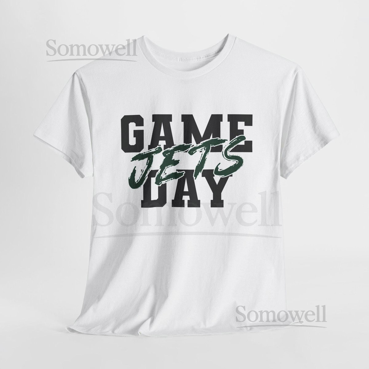 GAME DAY New York Football Shirt Jets Fan Tee Green and White Game Day Top New York Jets Tailgating Shirt_182