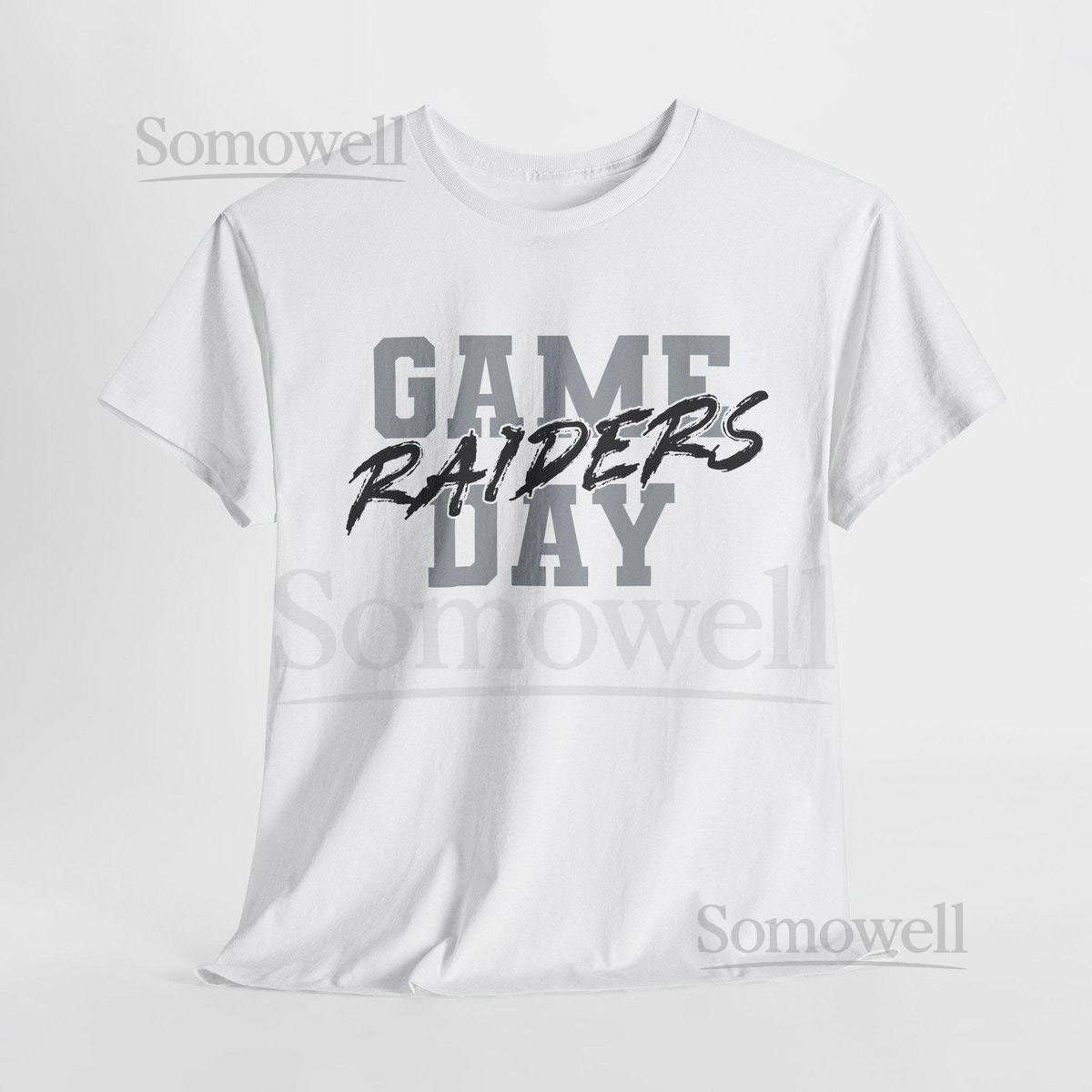 GAME DAY Las Vegas Football Shirt Raiders Fan Tee Silver and Black Game Day Top Las Vegas Raiders Tailgating Shirt_169