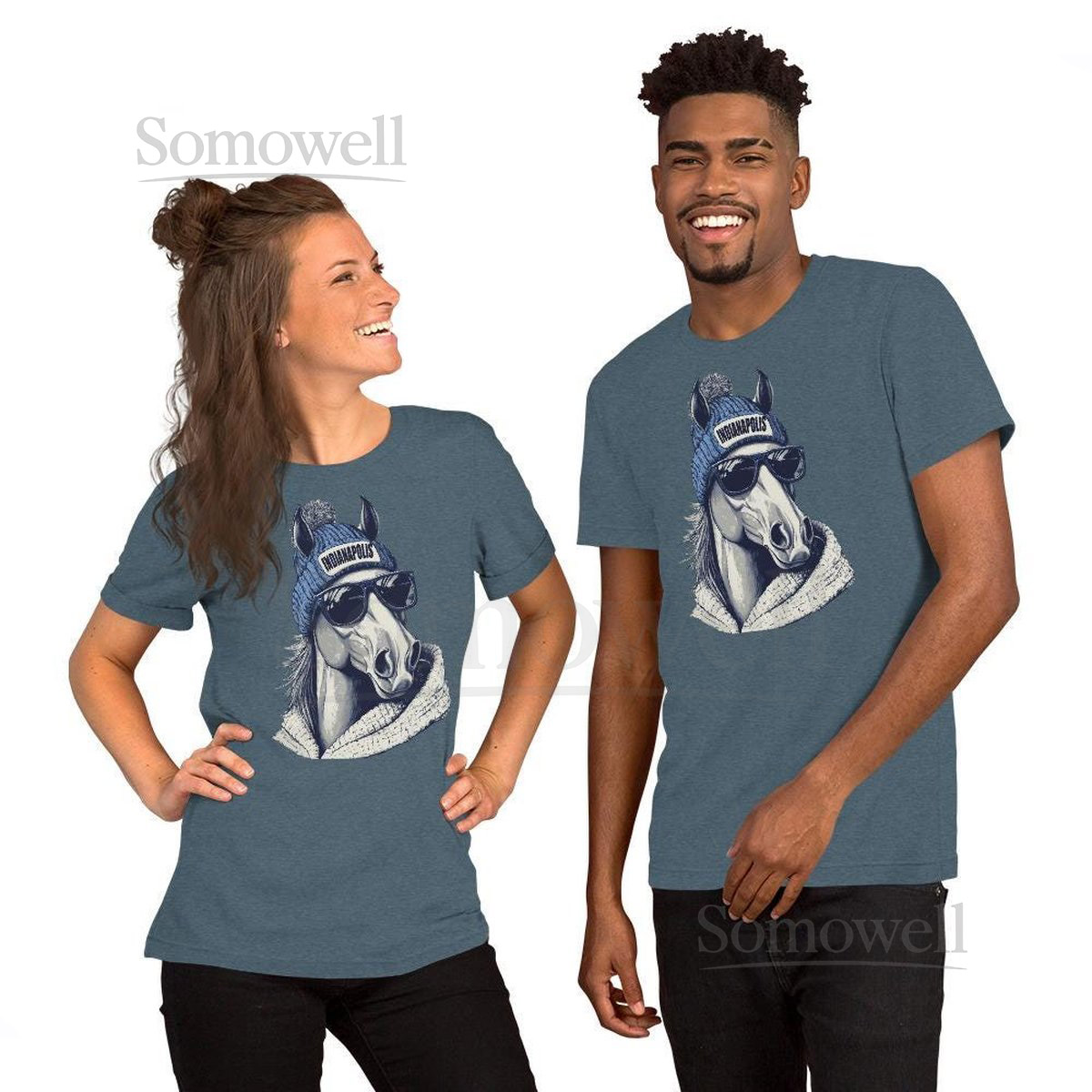 Indianapolis Football T-Shirt Vintage Style Spirit Animal _531