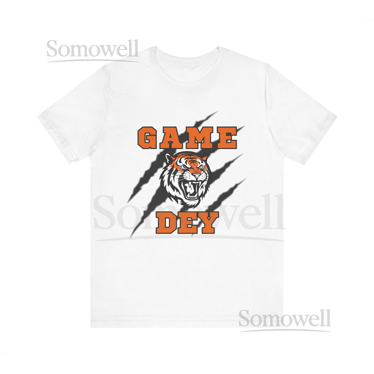 Cincinnati Football T-Shirt Game Dey Tiger Claw Unisex Tee_551