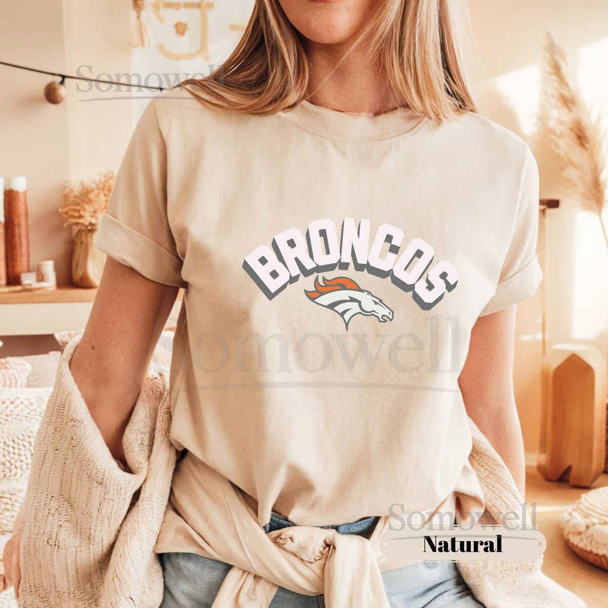 Broncos Mascot Shirt Retro Game Day Tee Vintage School Spirit Wear Team Pride T-Shirt College Football Fan Gear Sports Mascot Top_44