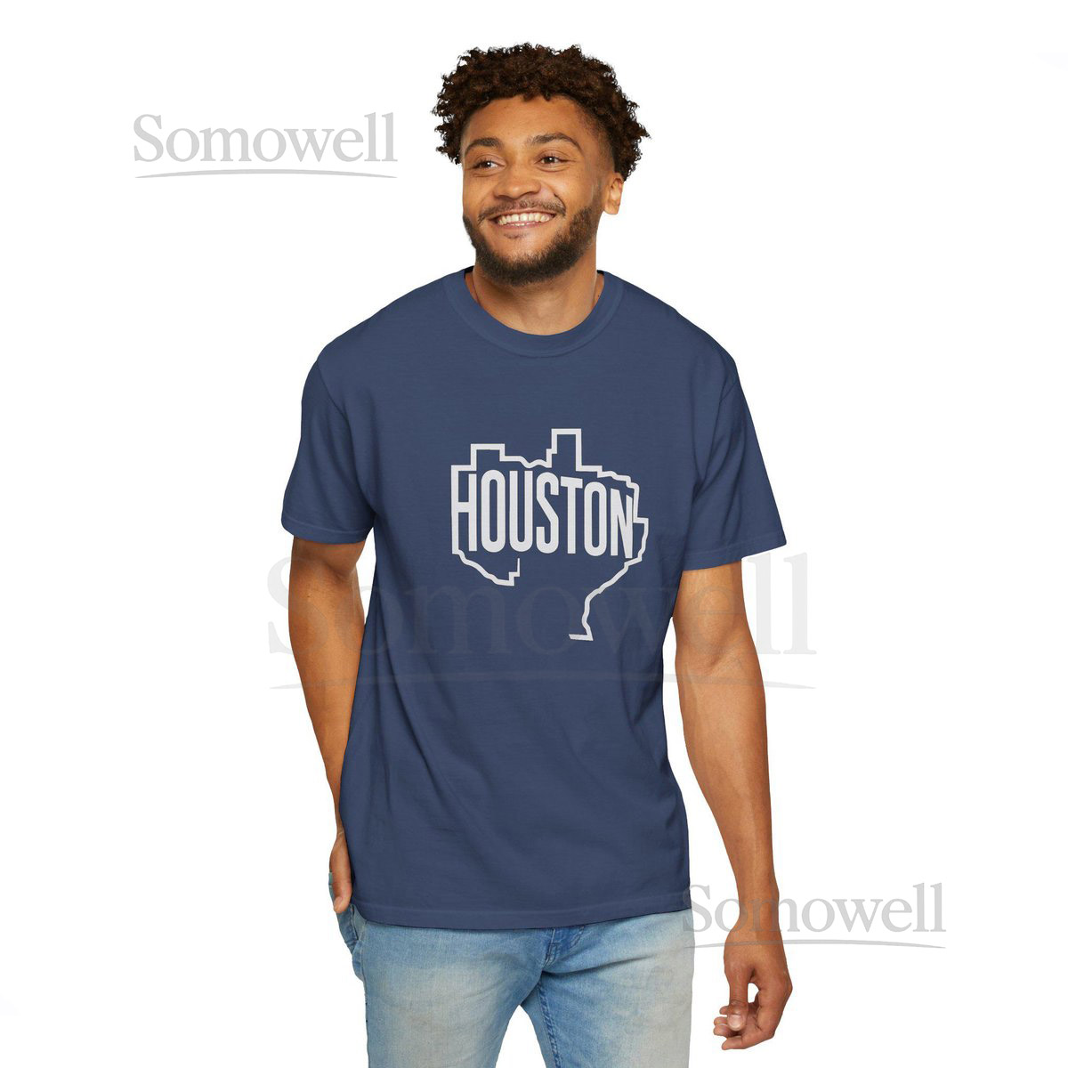 Houston Unisex T-Shirt - Casual Tee for Texas Lovers Travel Souvenir Gift for Friends Family Summer Outfit Urban_394