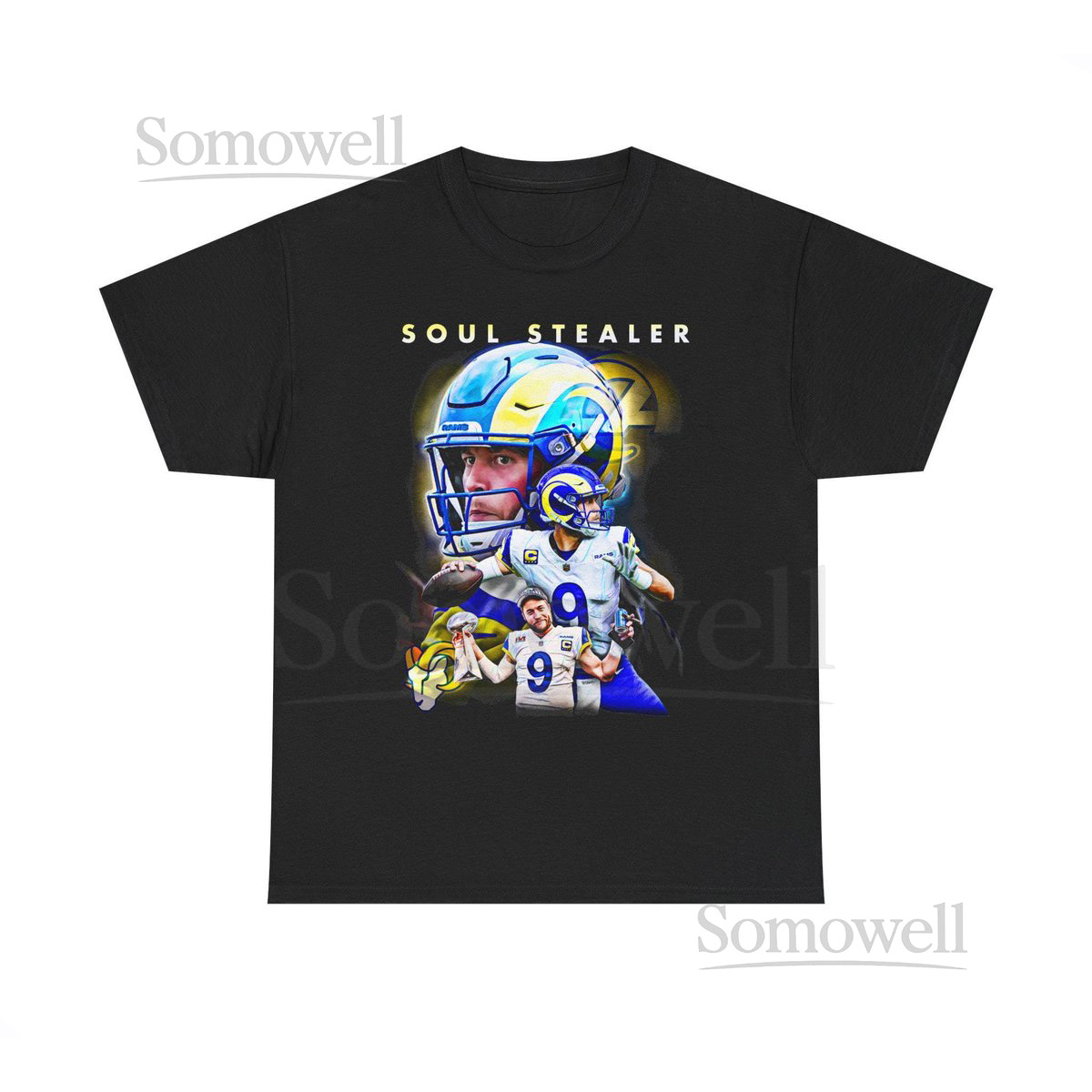 Soul Stealer Graphic Tee Los Angeles Rams Football Apparel_748